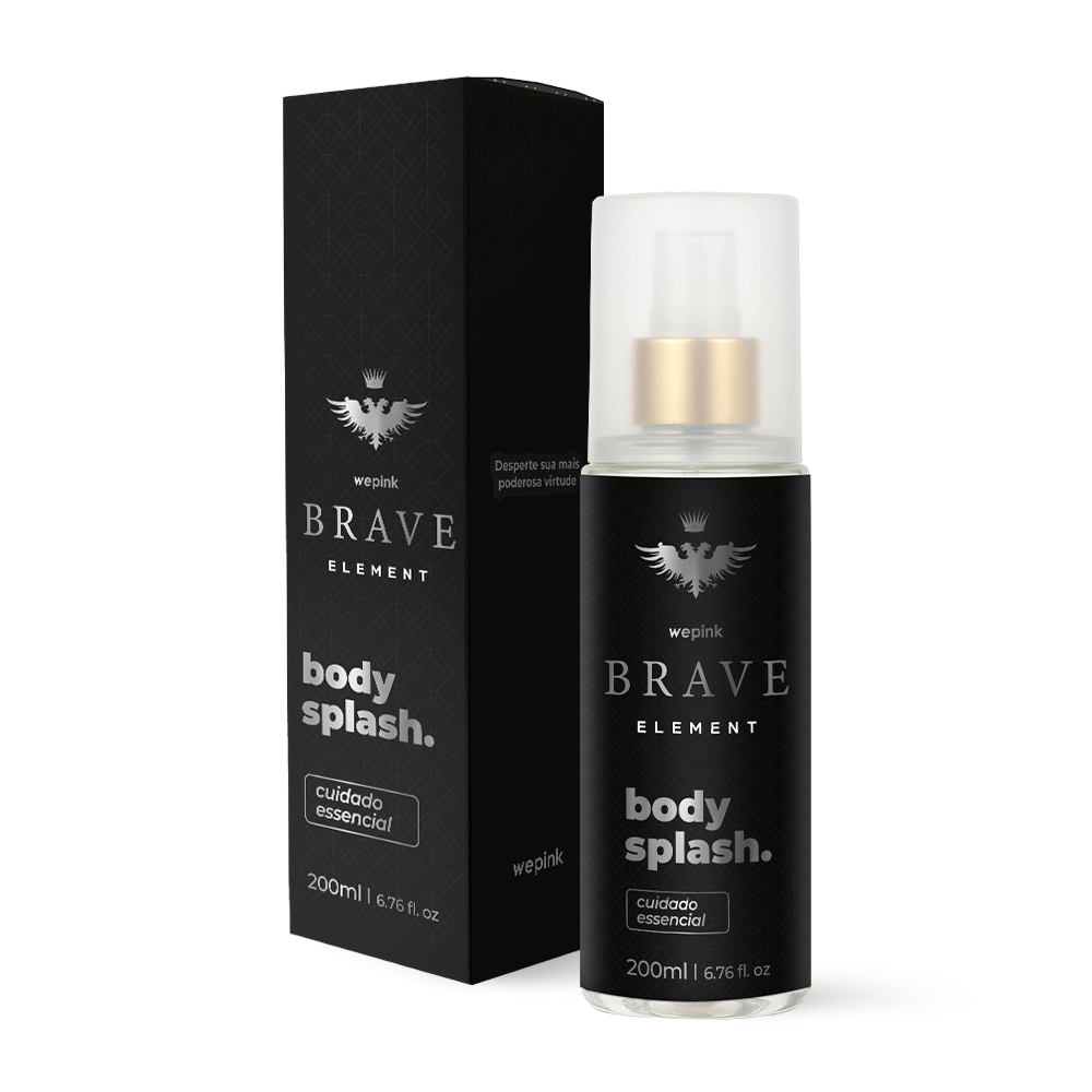 Body Splash Brave Element Desodorante Colônia 200ml - Wepink