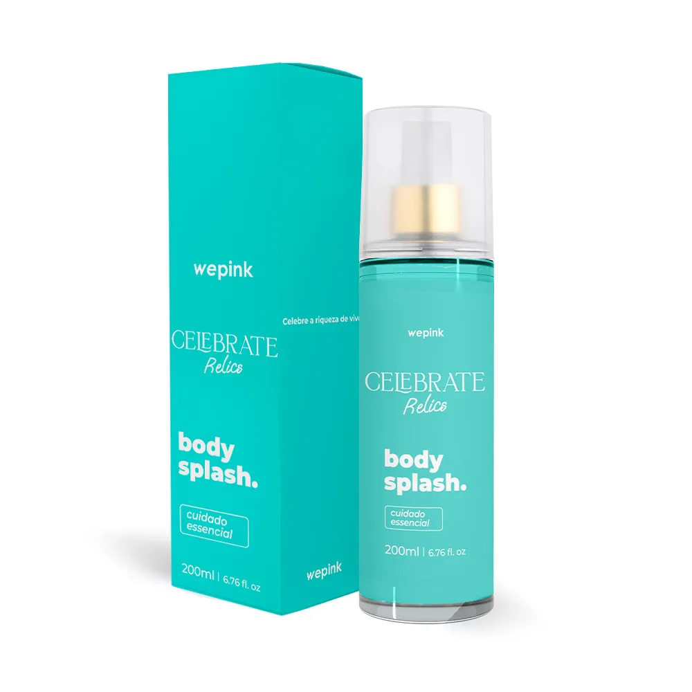 Body Splash Celebrate Relics Desodorante Colônia 200ml - Wepink