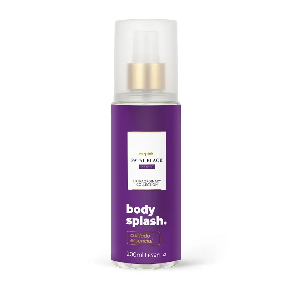 Foto de Body Splash Fatal Black For Her Desodorante Colônia 200ml Wepink disponível em Luanda, Angola - Encomenda Online