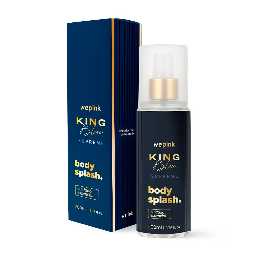 Body Splash King Blue Supreme Desodorante Colônia 200ml Wepink da Virginia Fonseca original em Luanda, Angola - Cosméticos e Perfumaria