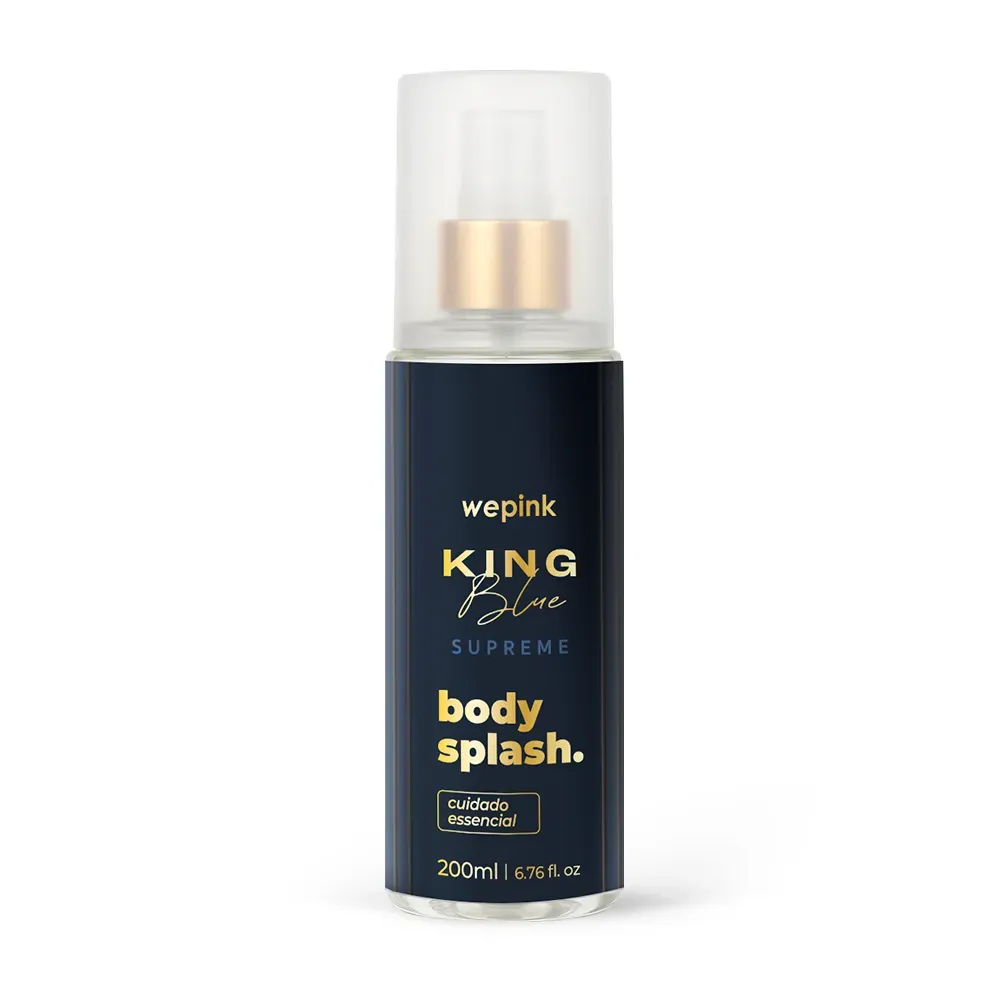 Embalagem de Body Splash King Blue Supreme Desodorante Colônia 200ml Wepink em Luanda, Angola - Cosméticos de Luxo Seth