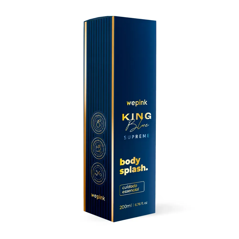 Detalhes de Body Splash King Blue Supreme Desodorante Colônia 200ml Wepink para entrega em Luanda, Angola - Seth