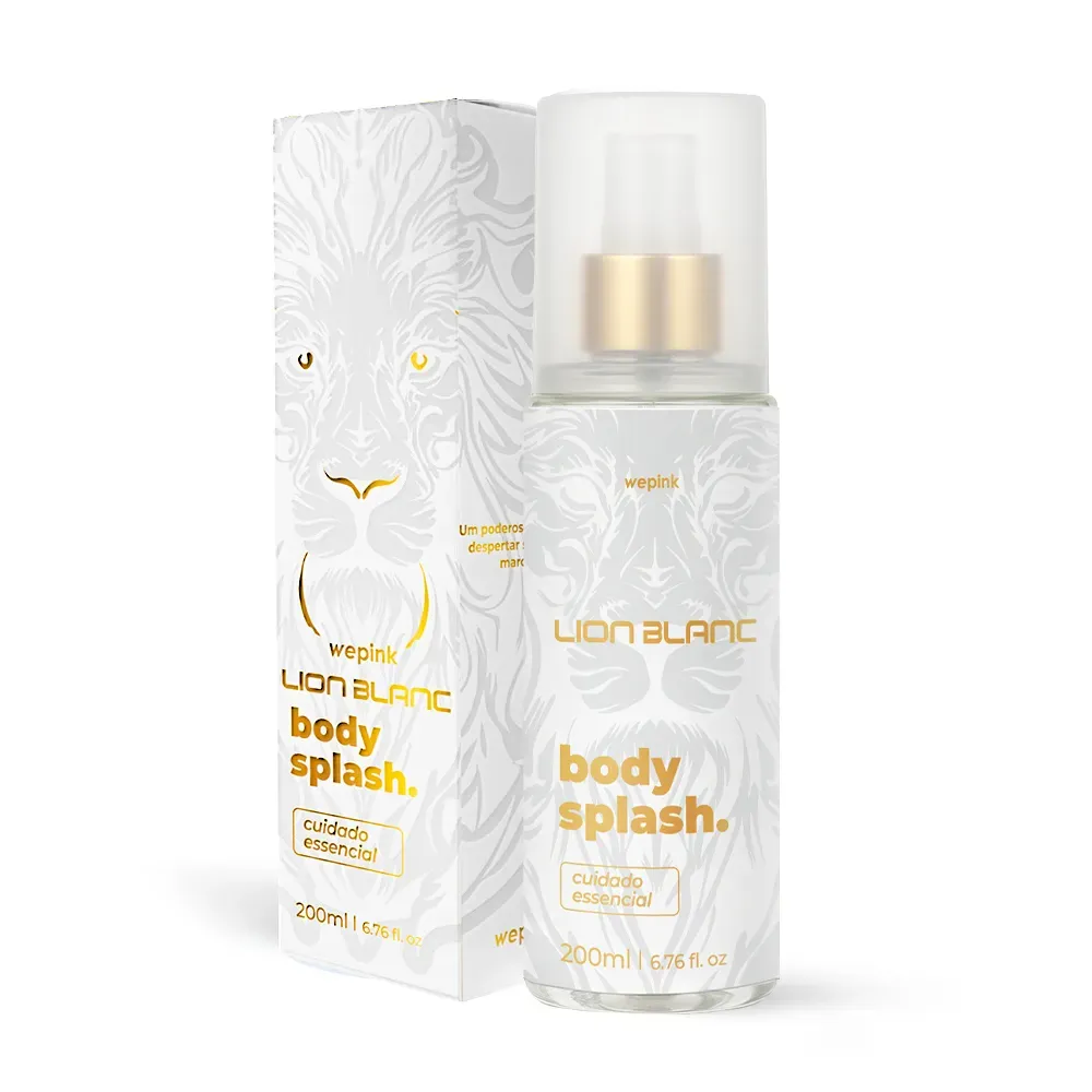 Body Splash Lion Blanc Desodorante Colônia 200ml - Wepink