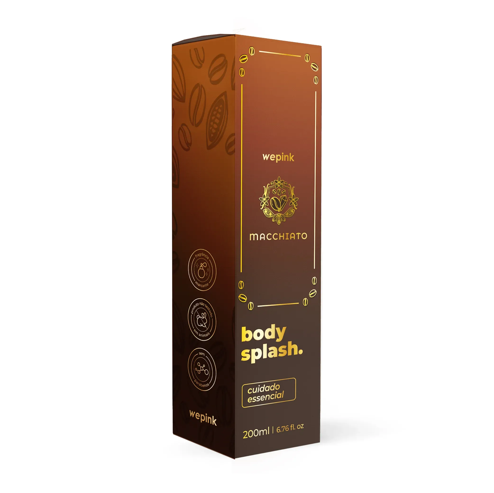 Detalhes de Body Splash Macchiato Desodorante Colônia 200ml Wepink para entrega em Luanda, Angola - Seth