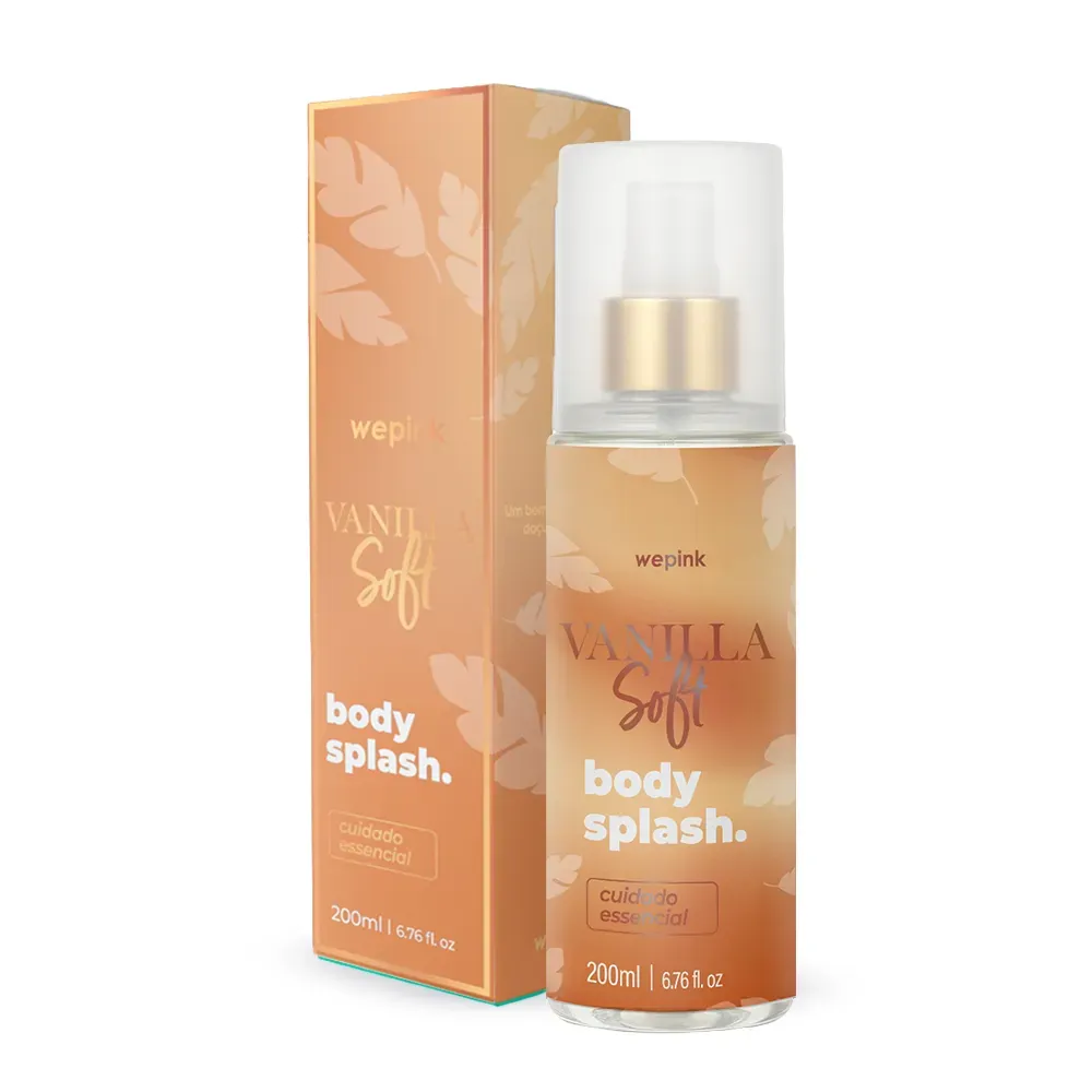 Body Splash Vanilla Soft Desodorante Colônia 200ml - Wepink