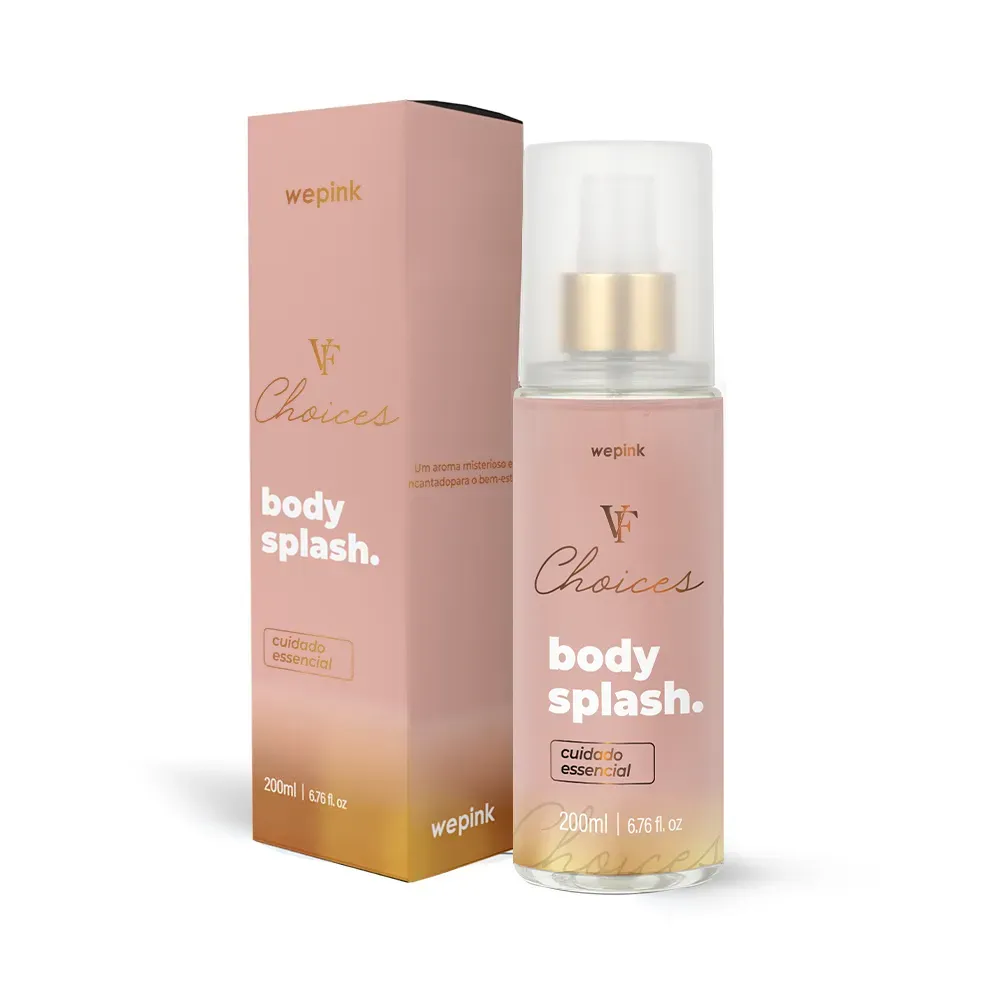 Body Splash VF Choices Desodorante Colônia 200ml - Wepink
