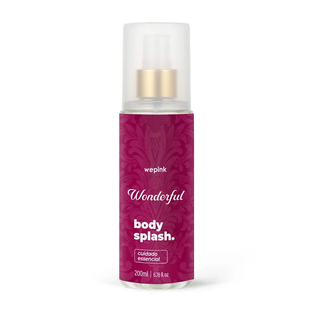 Embalagem de Body Splash Wonderful Desodorante Colônia 200ml Wepink em Luanda, Angola - Cosméticos de Luxo Seth