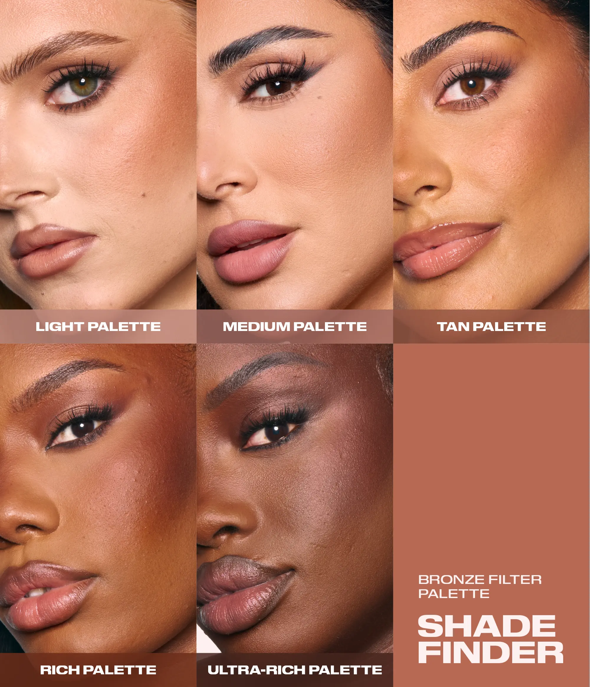 Bronze Filter Palette Huda Beauty — detalhe 5