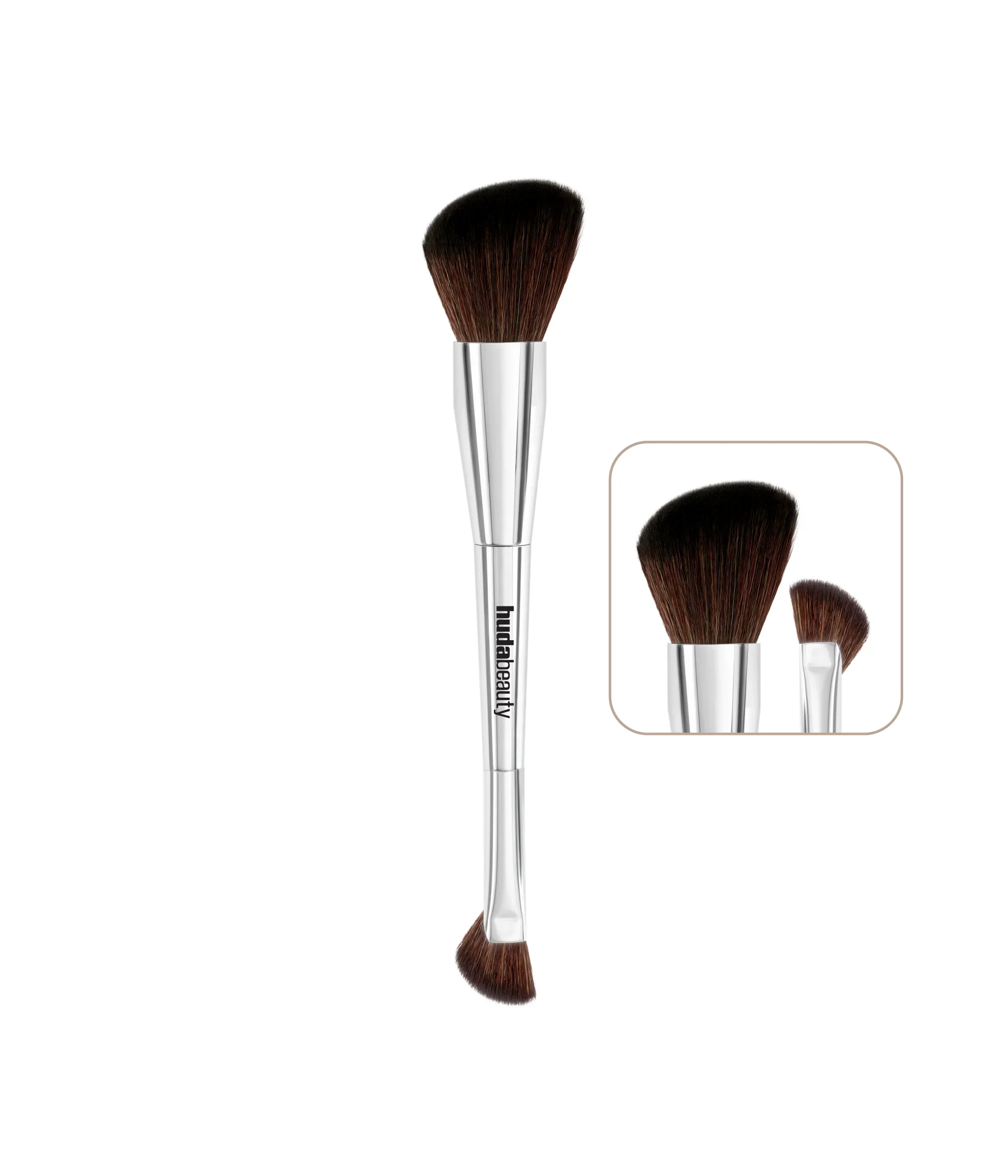 Bronzer and Contour Brush Huda Beauty — textura e acabamento