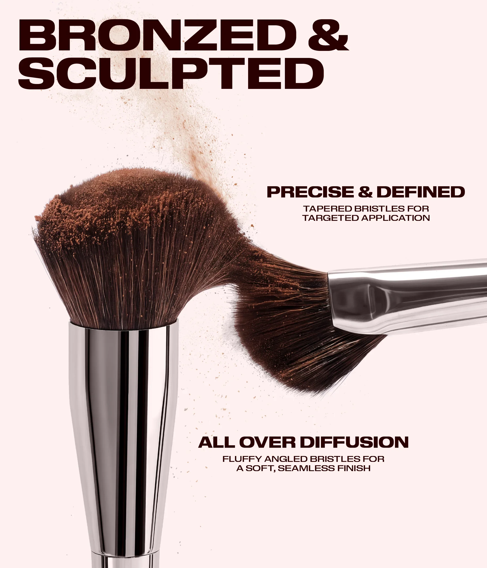 Bronzer and Contour Brush Huda Beauty — detalhe 4