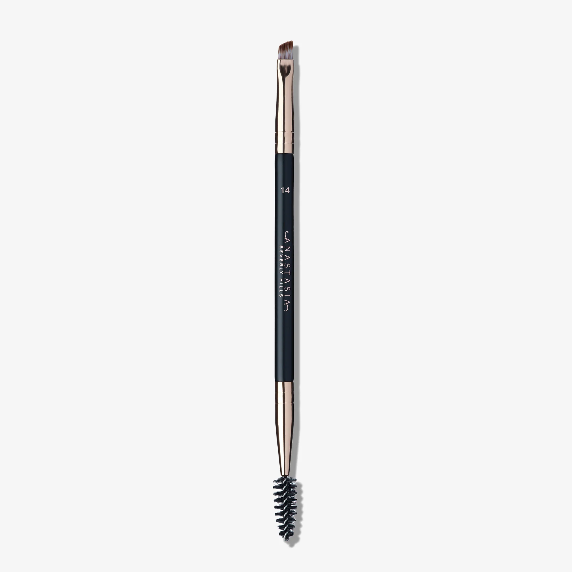 Brush 14 - Duo Brow/Eye Liner Angled Cut/Spooley Anastasia Beverly Hills — textura e acabamento