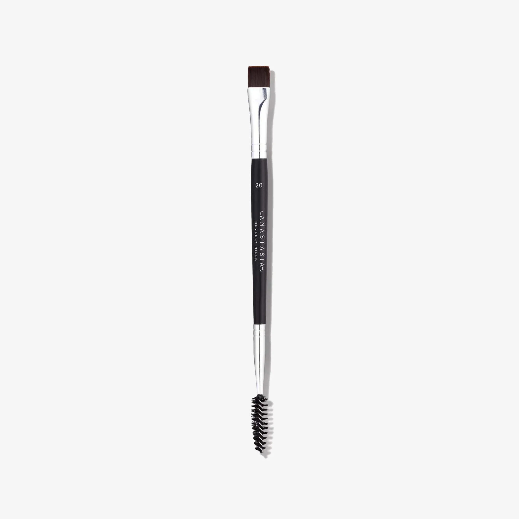 Brush 20 - Dual-Ended Flat Detail Brush Anastasia Beverly Hills — textura e acabamento