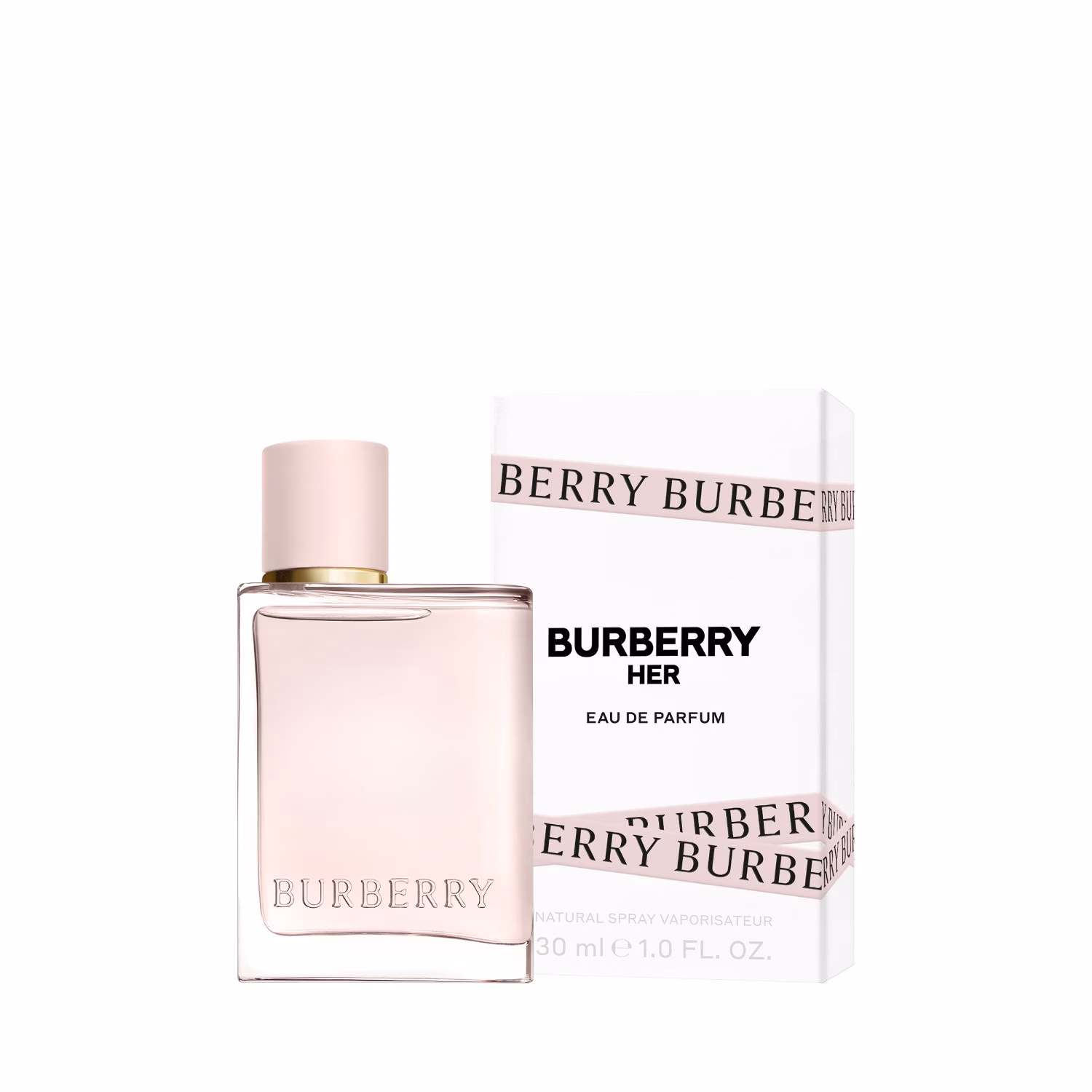 BURBERRY Her Eau de Parfum Burberry — textura e acabamento