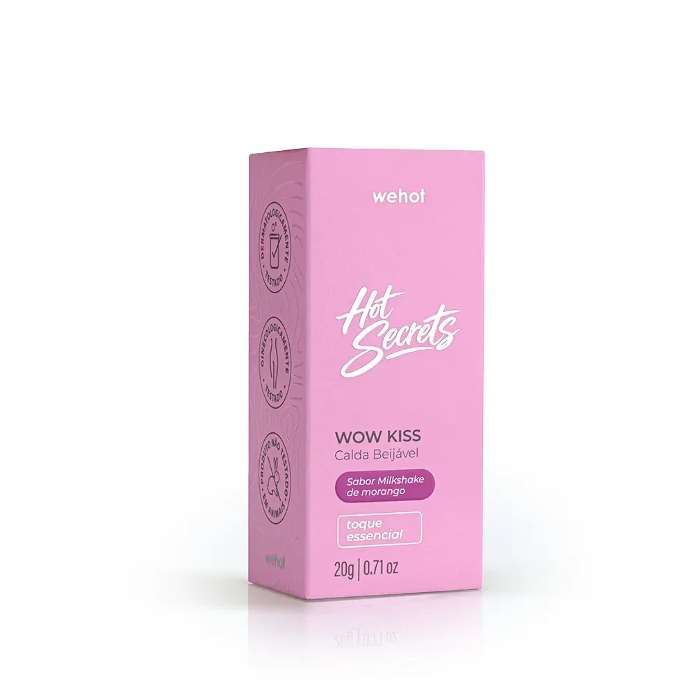 Comprar Calda Beijável Milkshake de Morango 20g Wepink Wehot em Luanda, Angola - Loja Oficial Seth