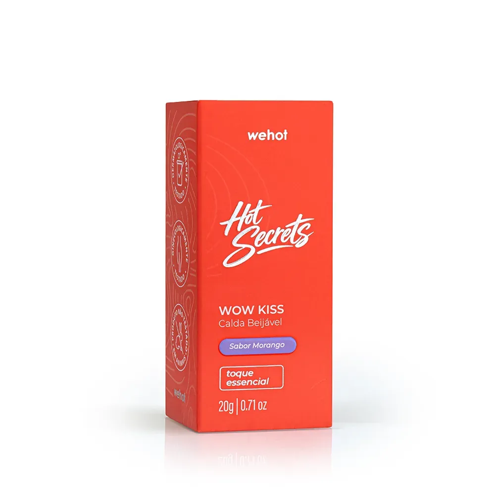 Comprar Calda Beijável Morango 20g Wepink Wehot em Luanda, Angola - Loja Oficial Seth