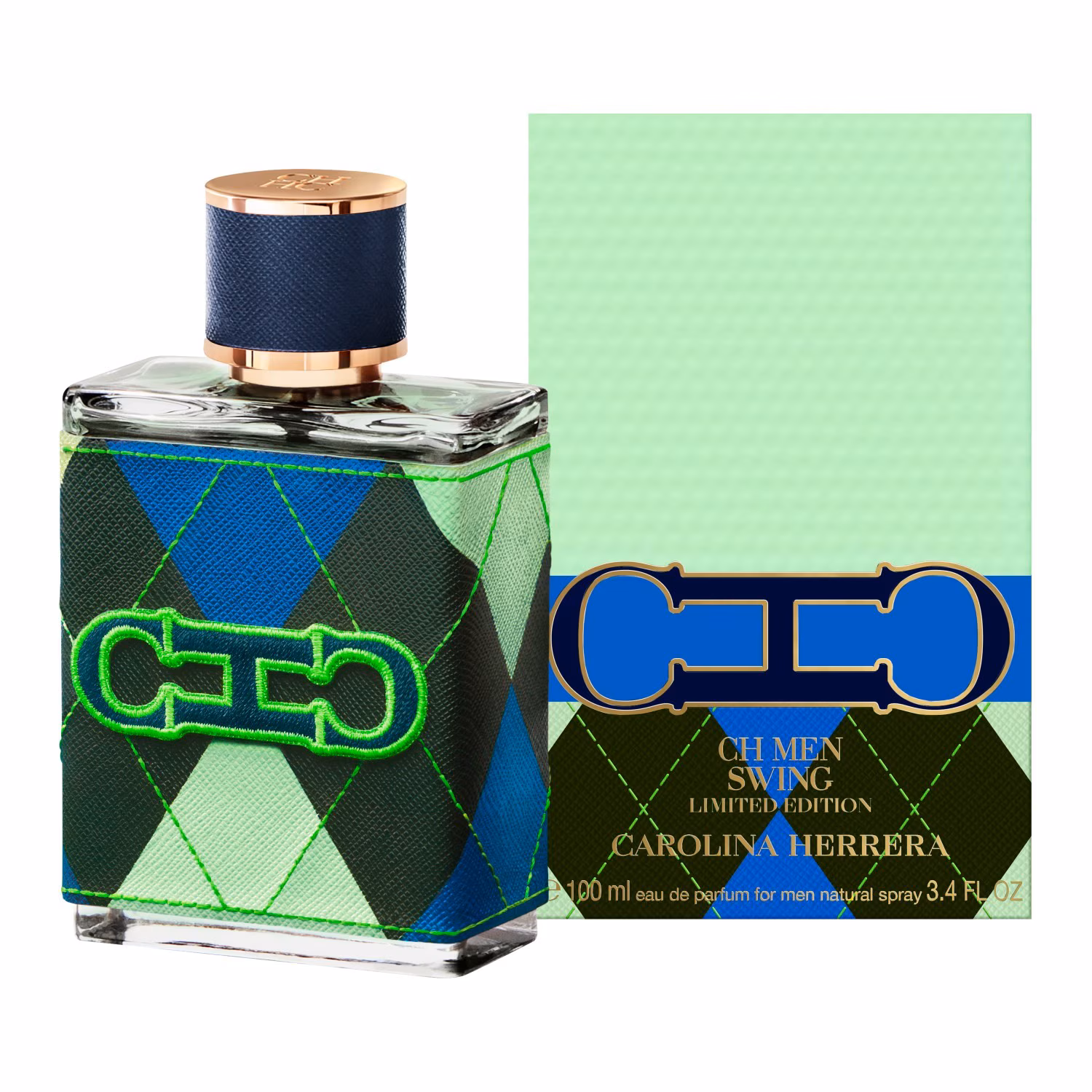 Carolina Herrera Men CH Swing Edición Limitada Gift Set — embalagem e produto