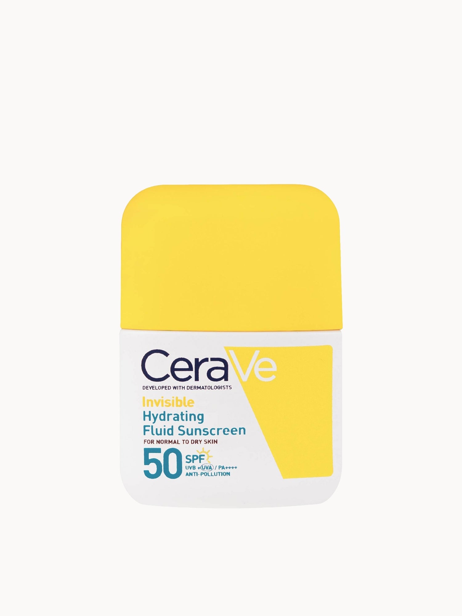 CeraVe Invisible Hydrating Fluid Sunscreen SPF 50 50ml CeraVe — textura e acabamento