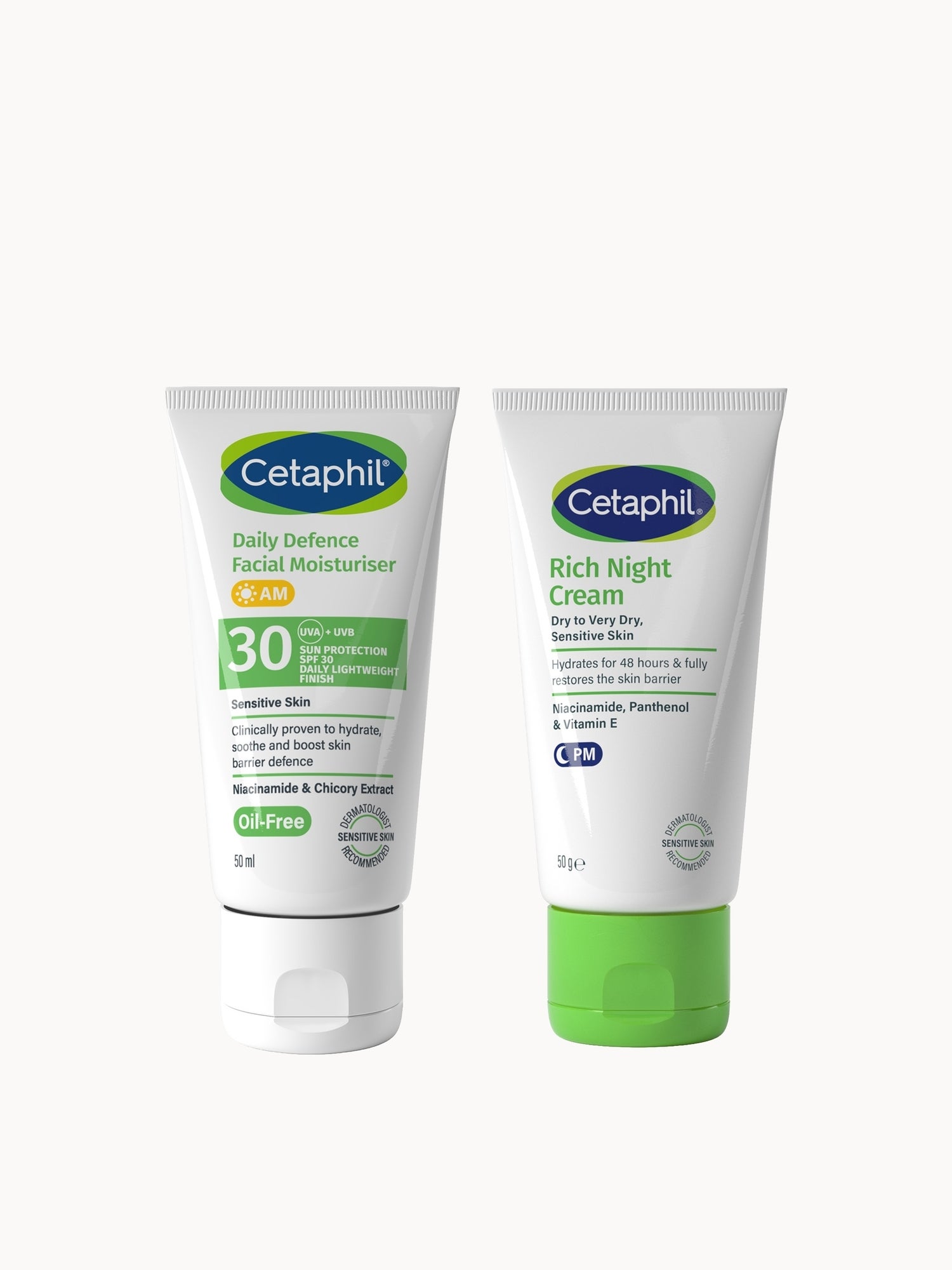 Cetaphil Day & Night Moisturising Duo Cetaphil — textura e acabamento
