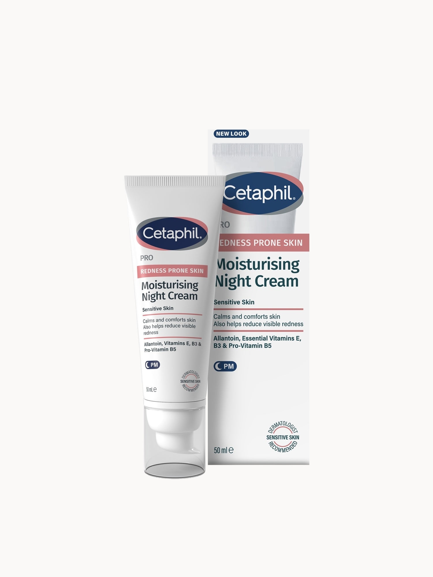 Cetaphil PRO Moisturising Night Cream 50ml Cetaphil — textura e acabamento