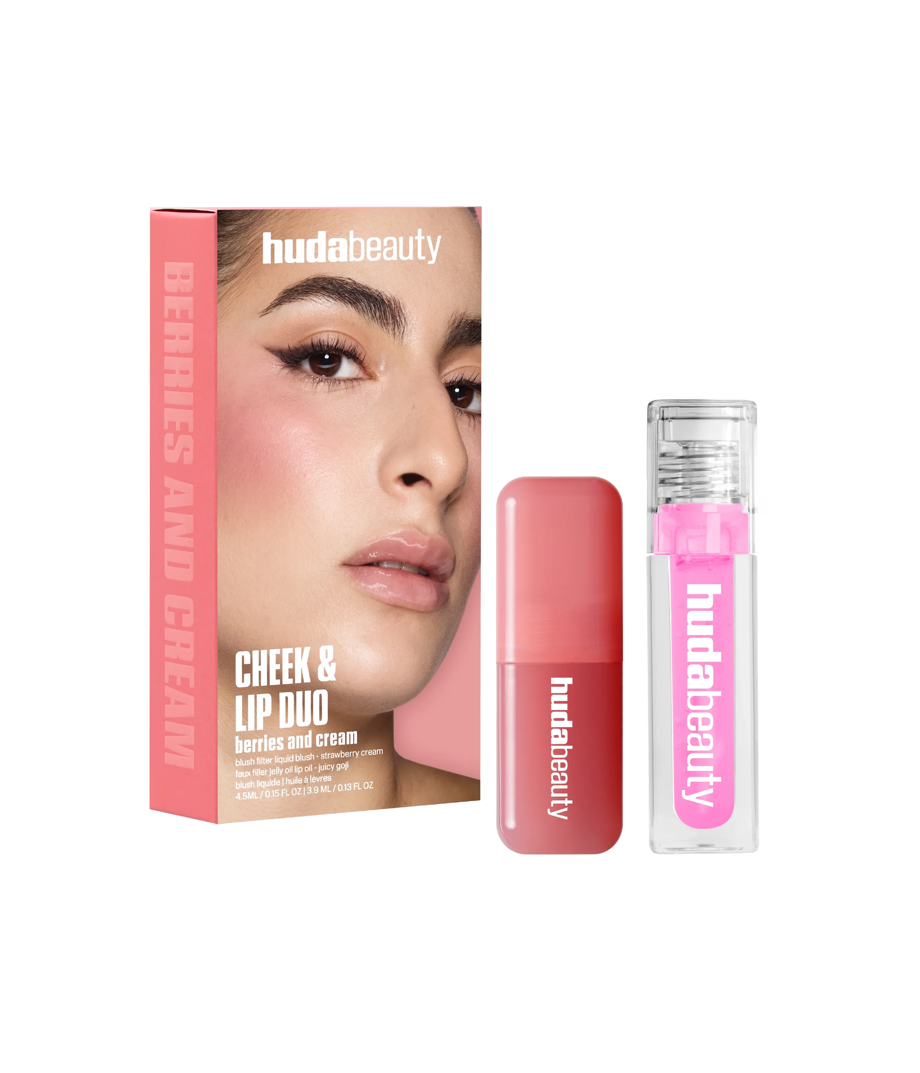 Cheek & Lip Duo Berries and Cream Huda Beauty — detalhe 3
