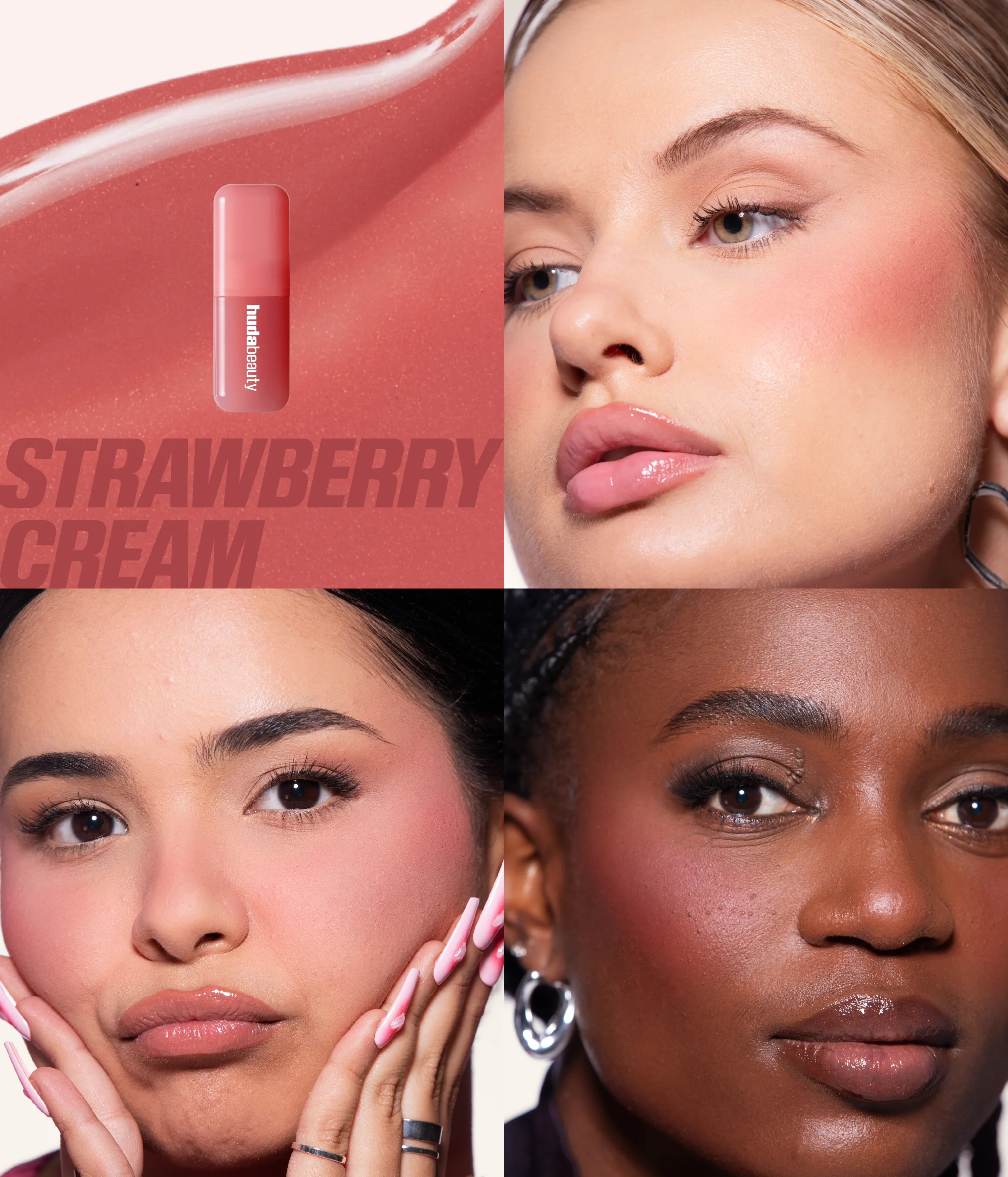 Cheek & Lip Duo Berries and Cream Huda Beauty — detalhe 5