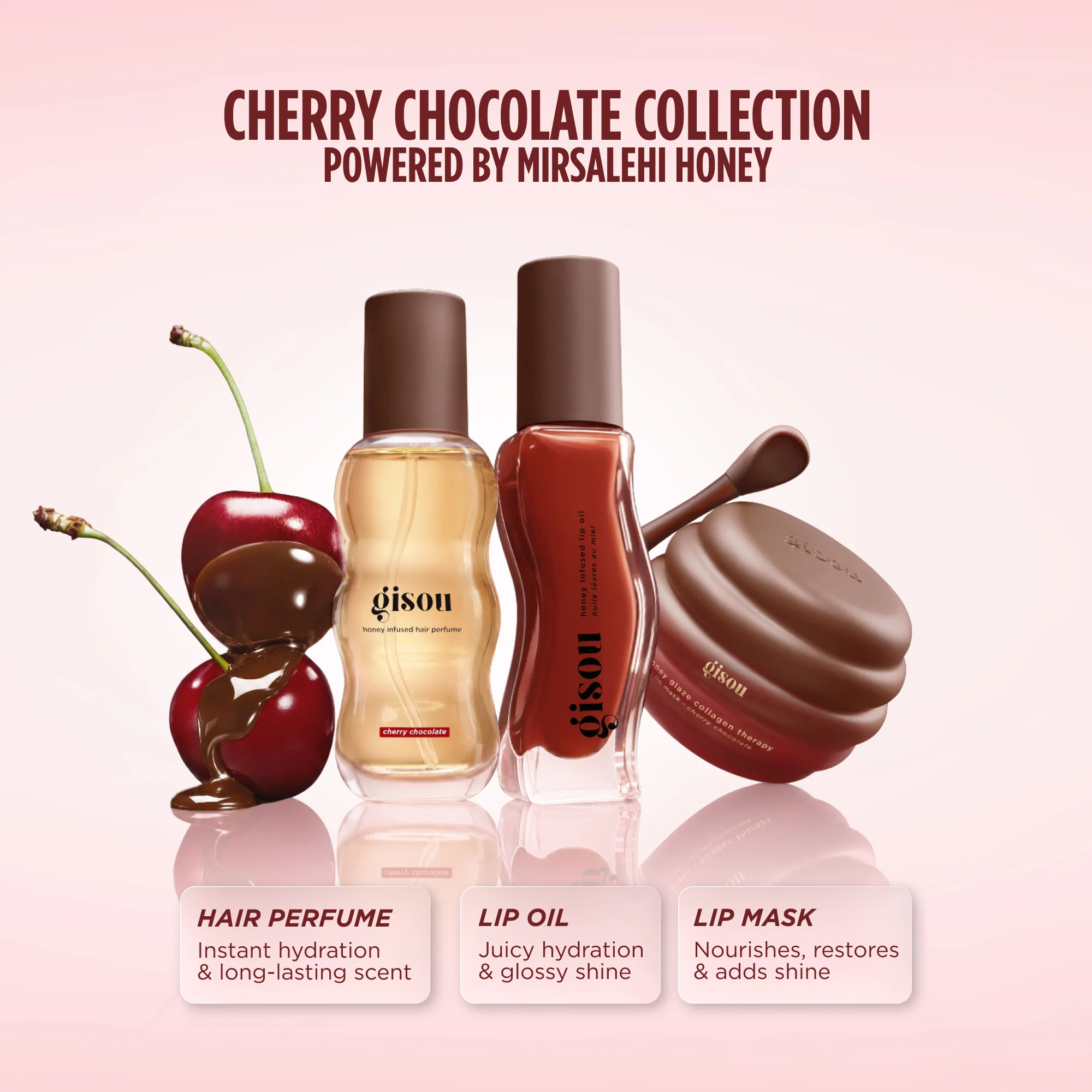 Cherry Chocolate Trio Gisou — detalhe 3
