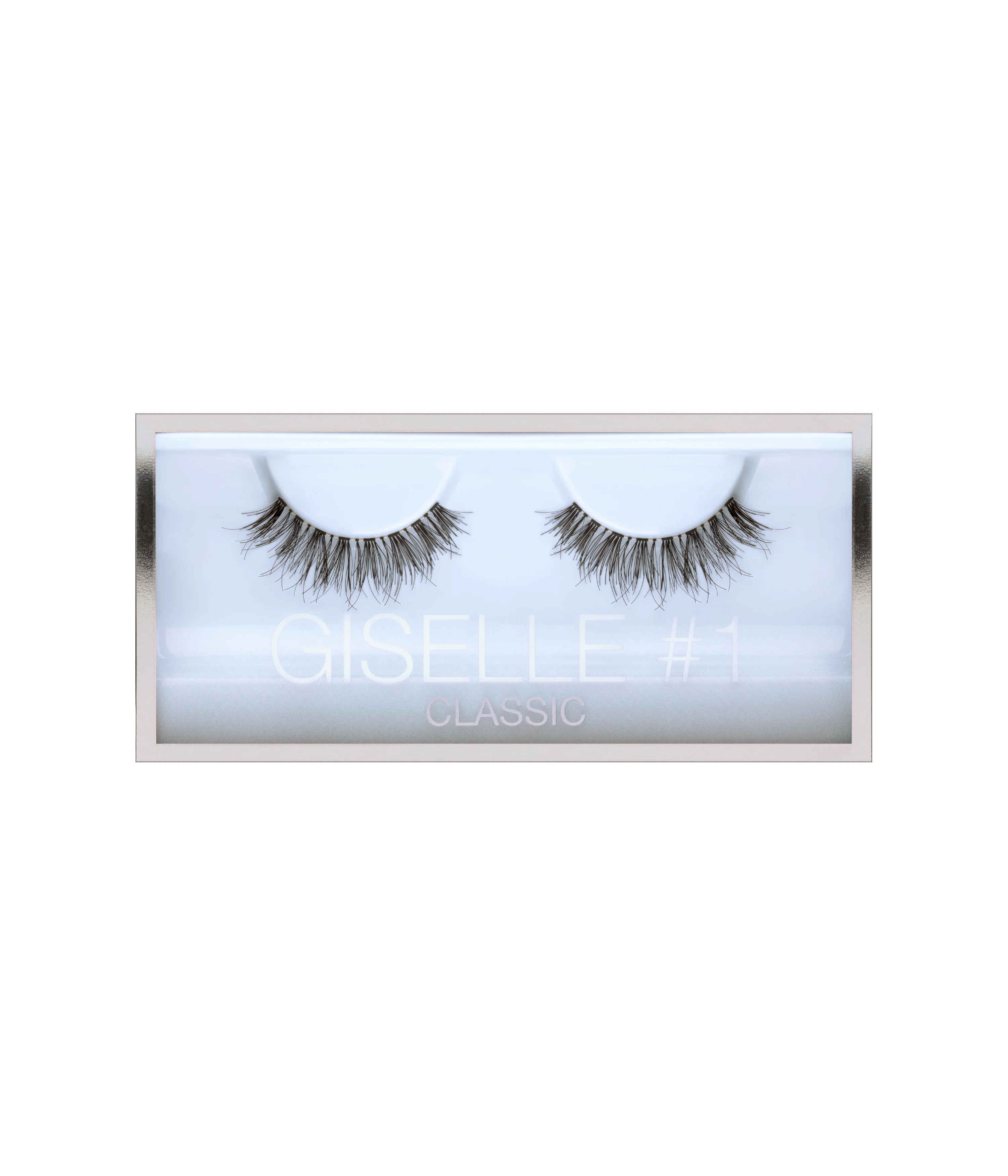 Classic False Lash - Giselle #1 Huda Beauty — textura e acabamento