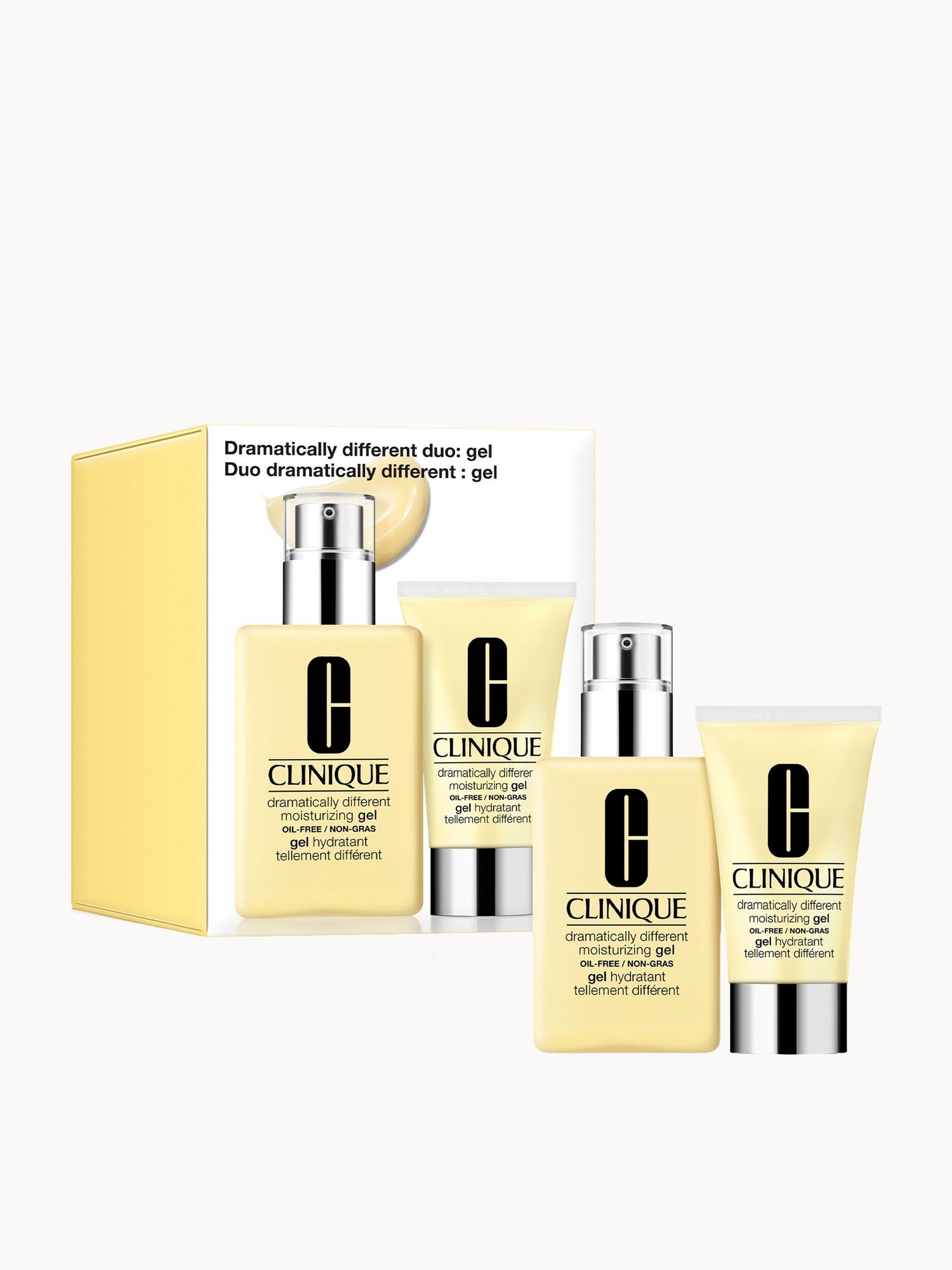 Clinique Dramatically Different Oil-Free Hydration Skincare Duo Gift Set (Worth £80) Clinique — textura e acabamento