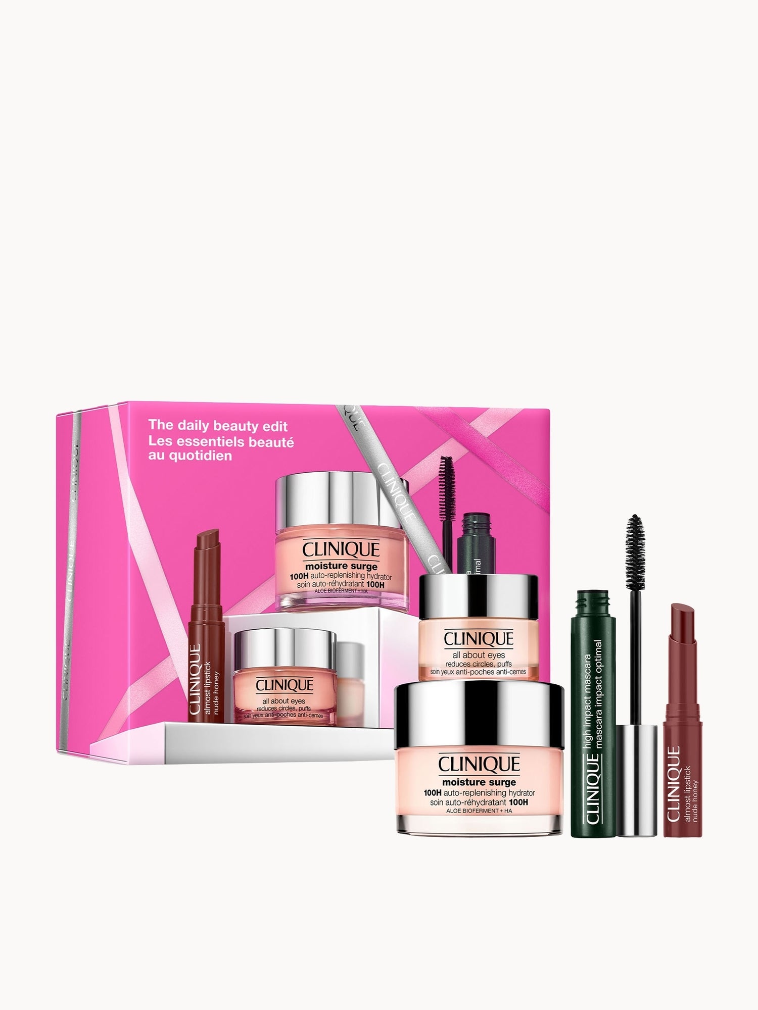 Clinique Everyday Glow Skincare & Makeup Gift Set Clinique — textura e acabamento