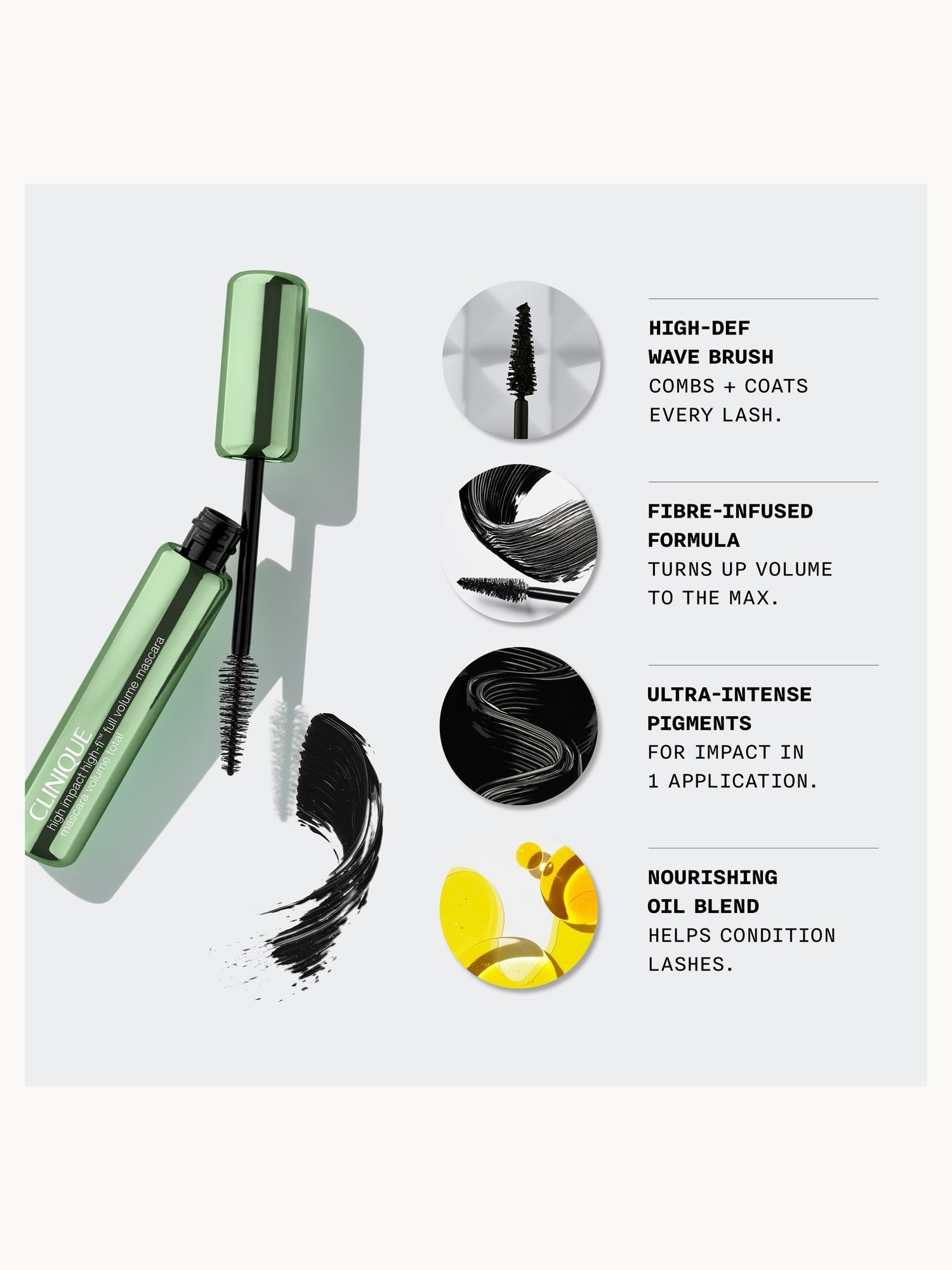 Clinique High Impact High-Fi Full Volume Mascara - Black 10ml Clinique — detalhe 5