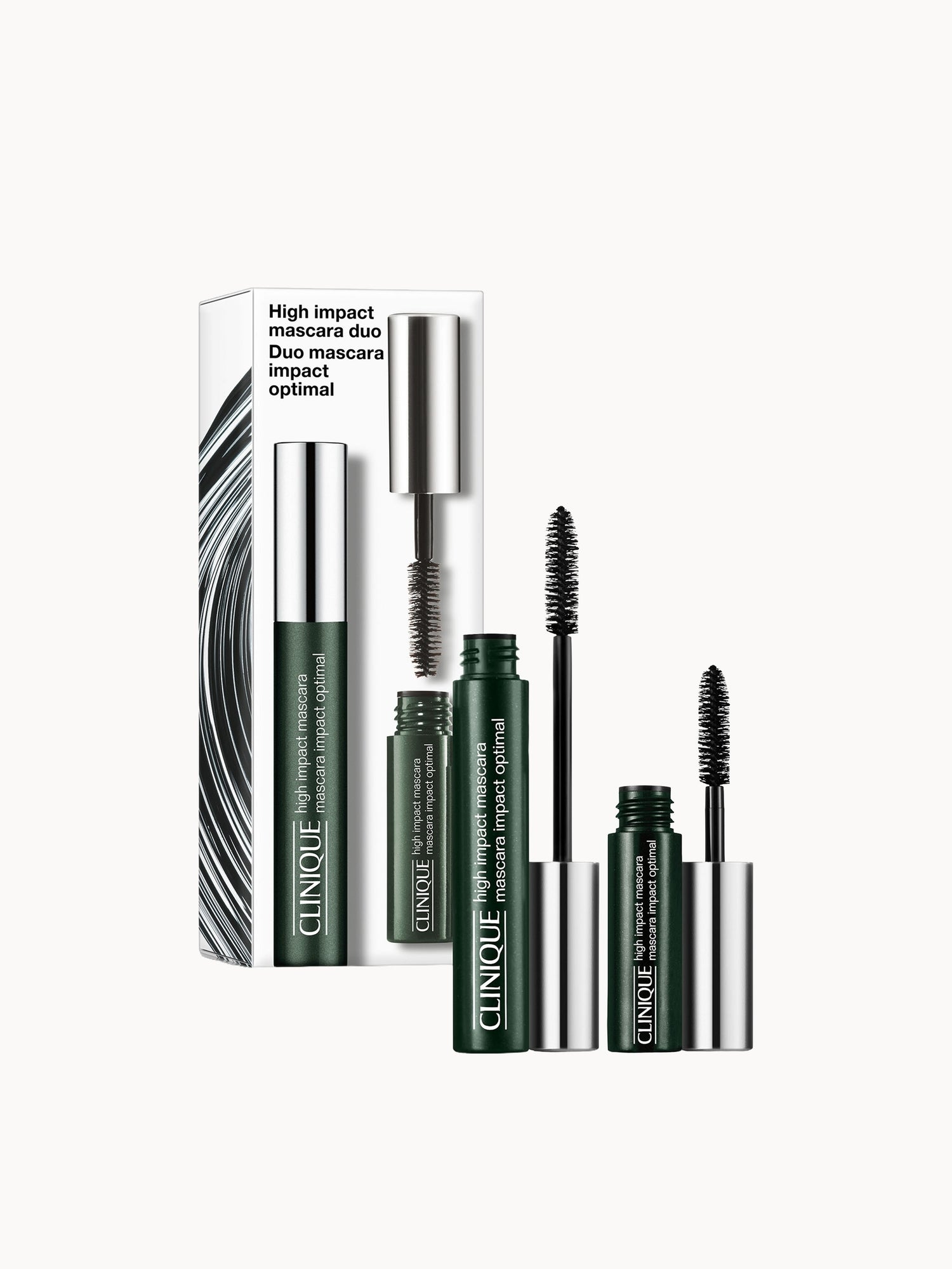 Clinique High Impact Volume Mascara Makeup Gift Set (Worth £41.50) Clinique — textura e acabamento