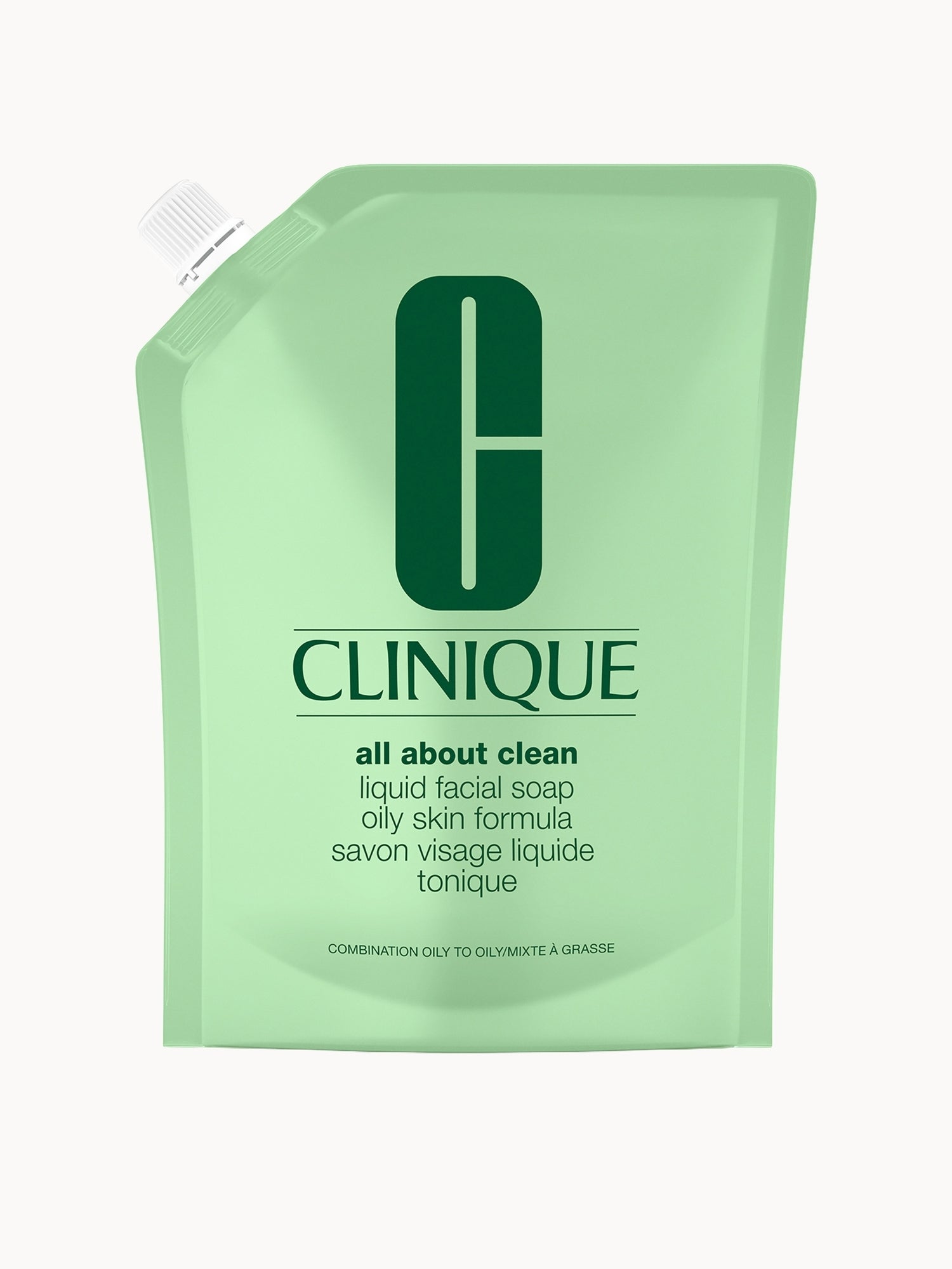 Clinique Liquid Facial Soap Oily Refill 400ml Clinique — textura e acabamento