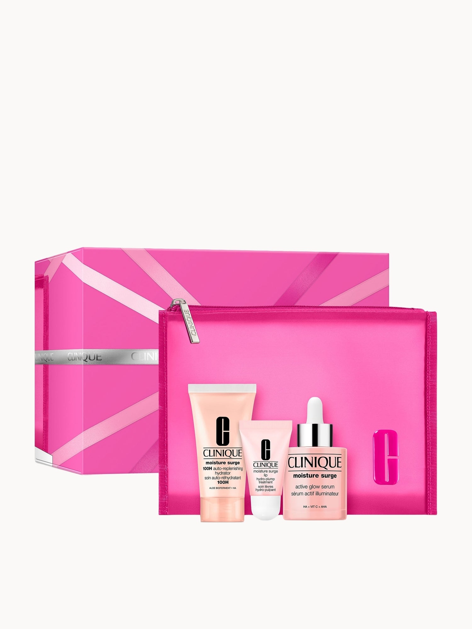Clinique Moisture Surge Glow Serum Skincare Gift Set Clinique — textura e acabamento