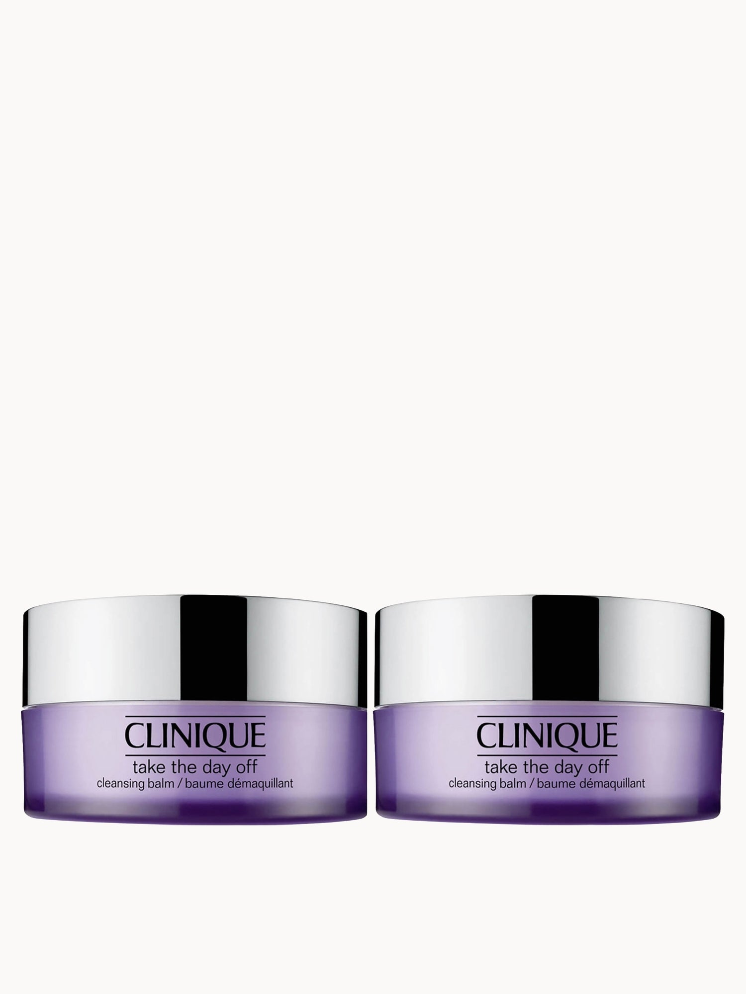 Clinique Take The Day Off Cleansing Balm Duo Clinique — textura e acabamento
