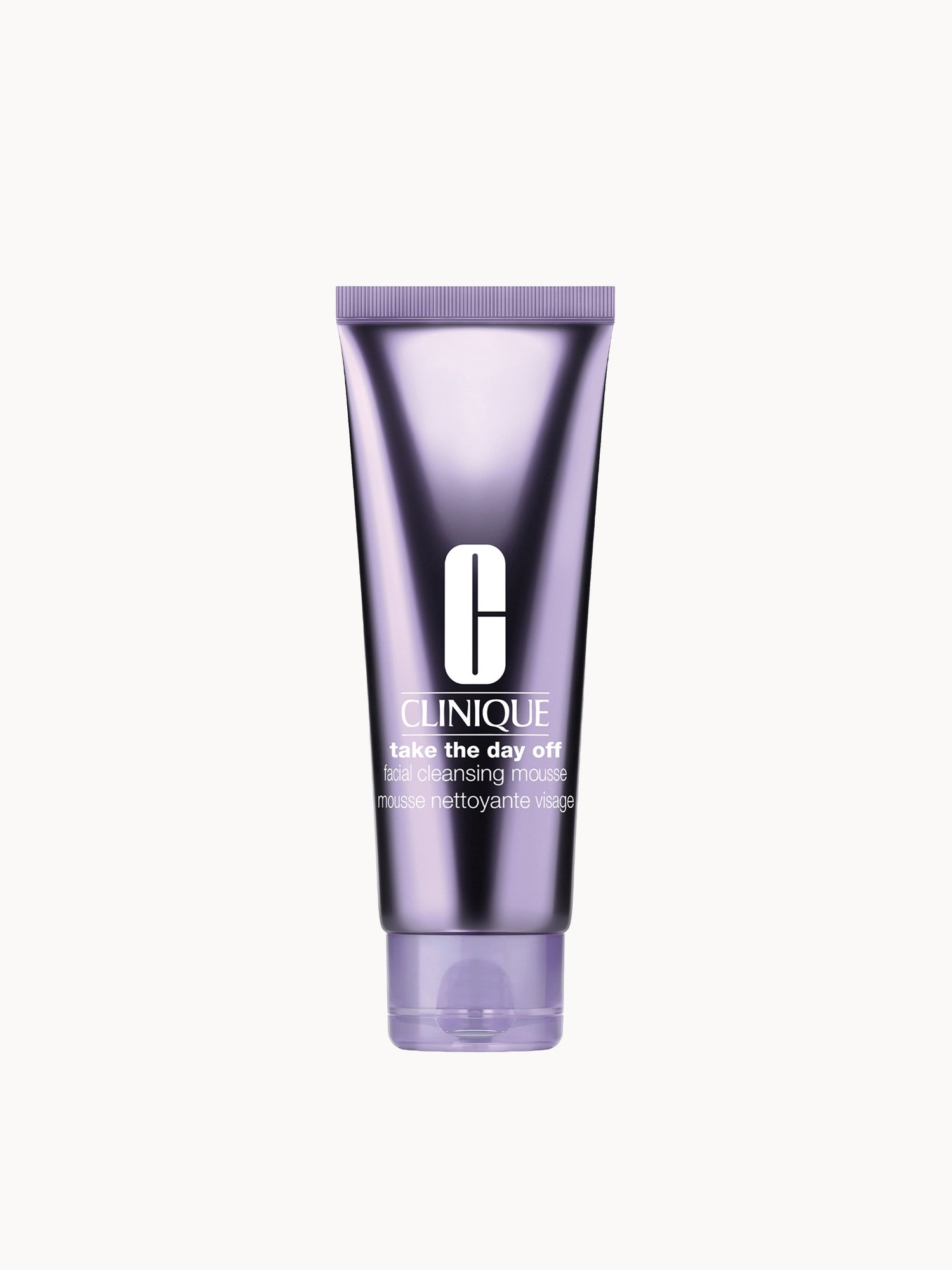 Clinique Take The Day Off Facial Cleansing Mousse with HA + 10% Glycerin 125ml Clinique — textura e acabamento
