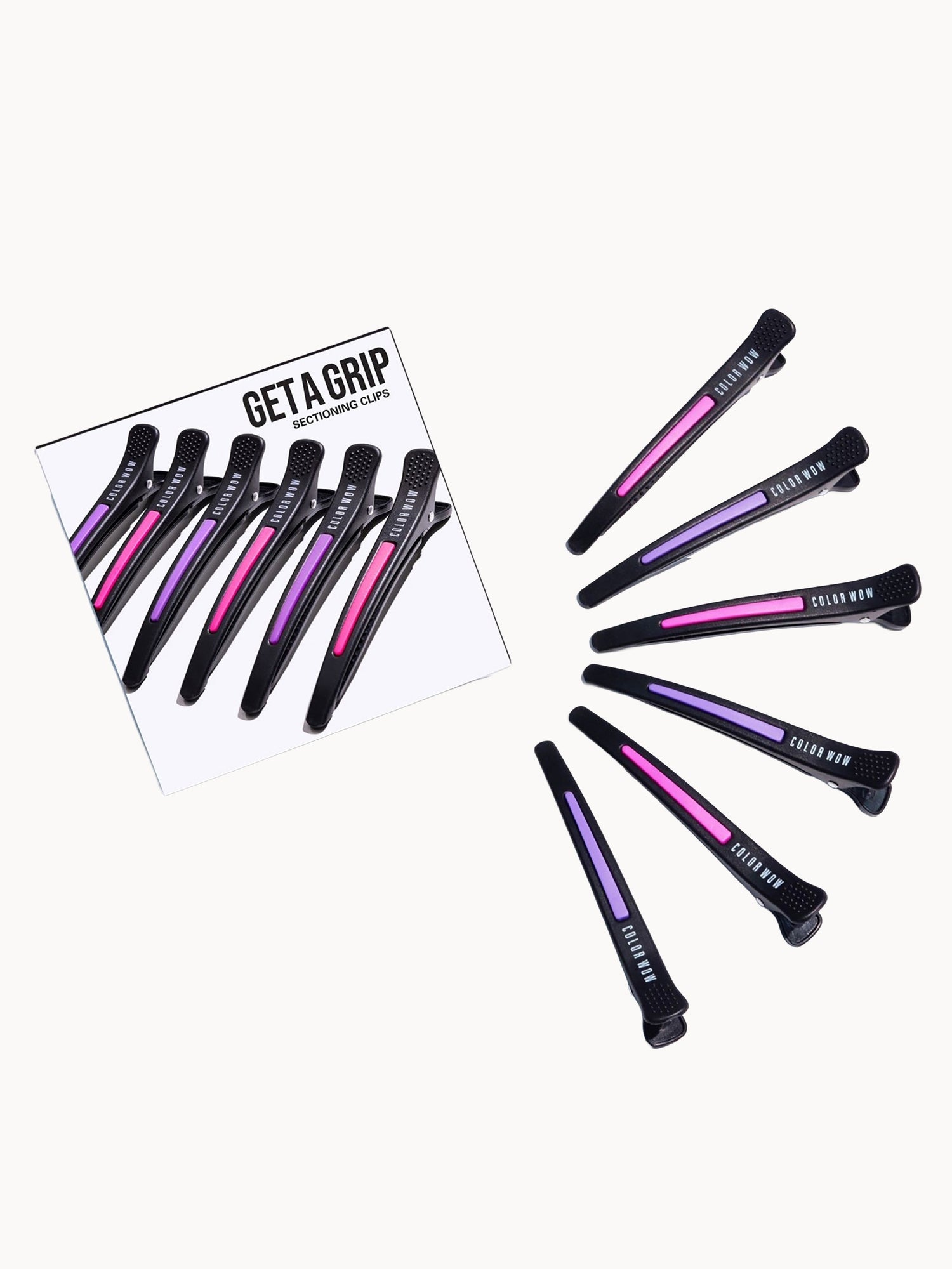 Color Wow Get a Grip Hair Sectioning Clips (pack of 6) Color Wow — textura e acabamento