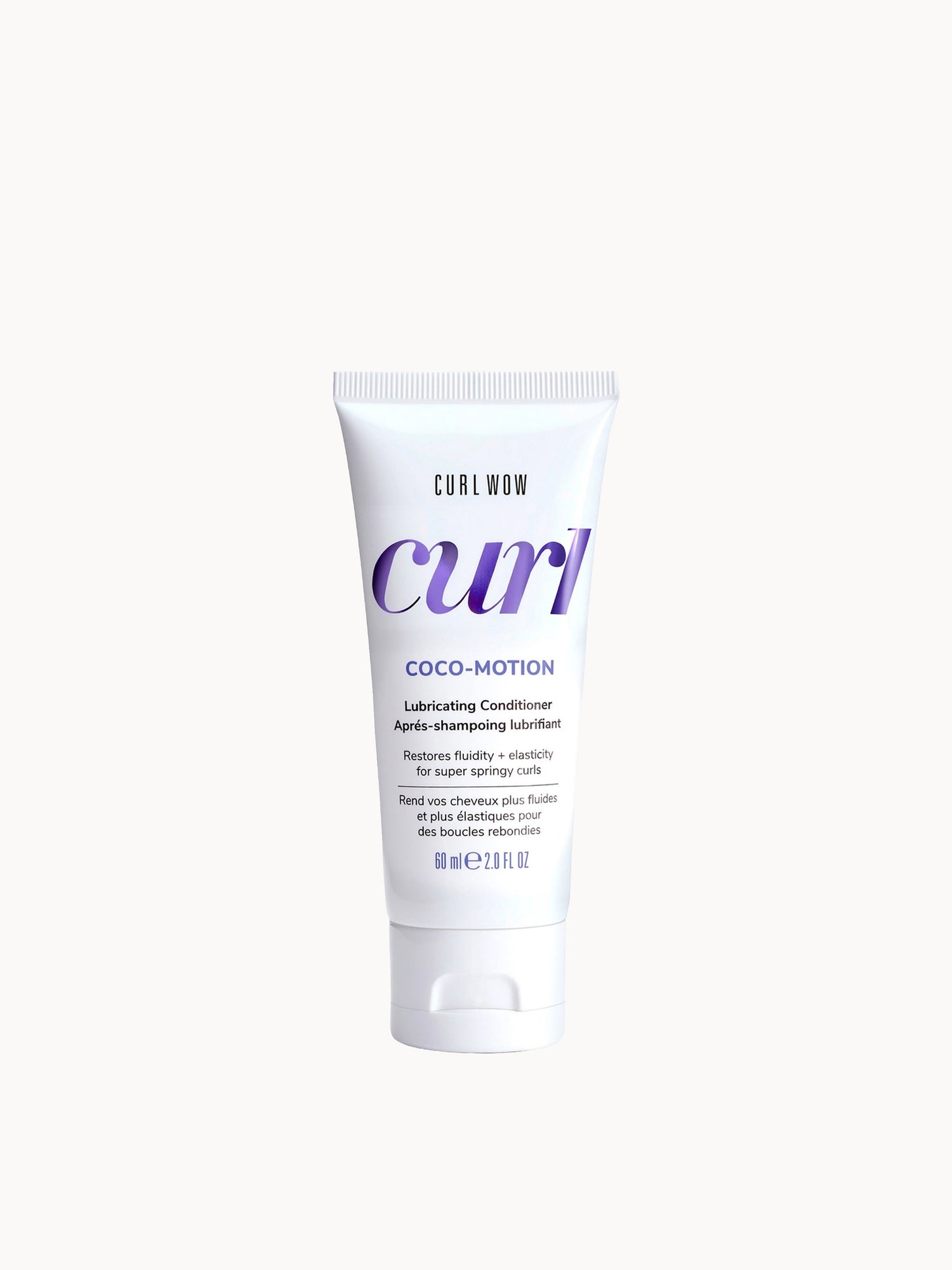 Color Wow Travel Curl Wow COCO-MOTION 60ml — textura e acabamento