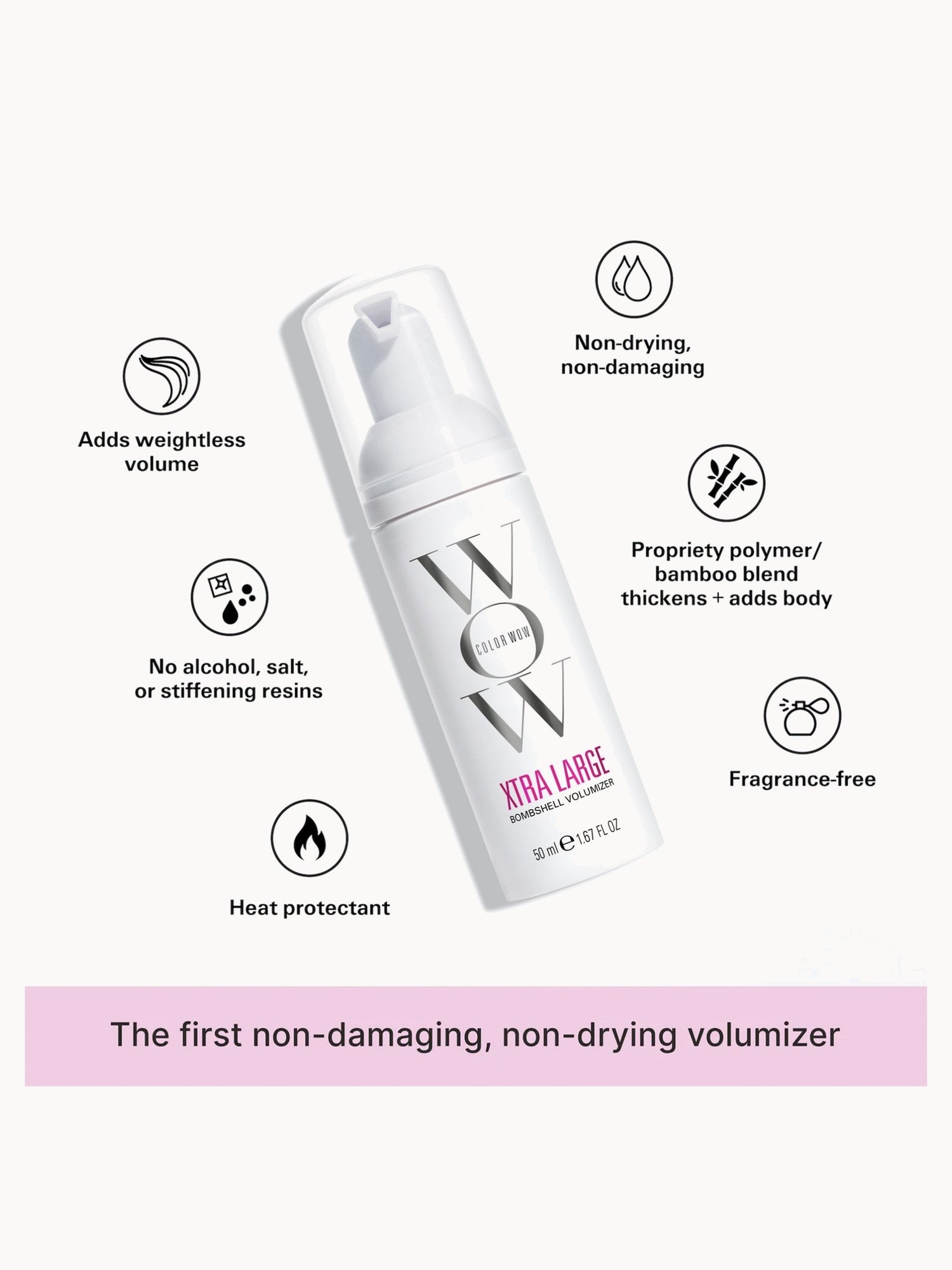 Color Wow Xtra Large Bombshell Volumizer 195ml Color Wow — detalhe 8
