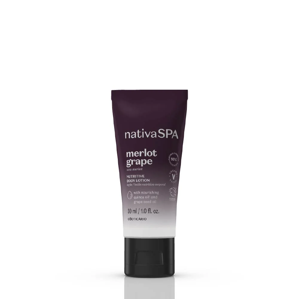 Creme de Mãos Nativa Spa Uva Merlot, 30ml