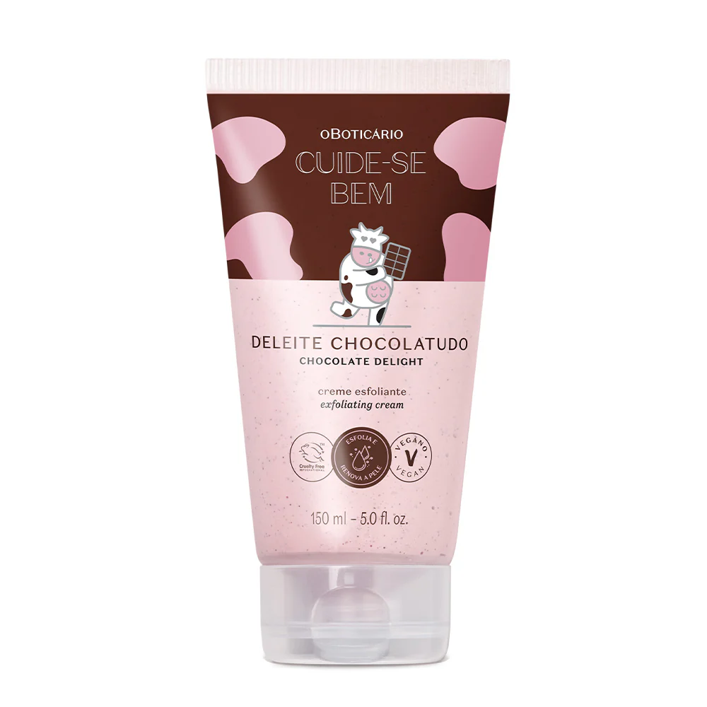 Creme Esfoliante Corporal Cuide-se Bem Deleite Chocolatudo 150ml