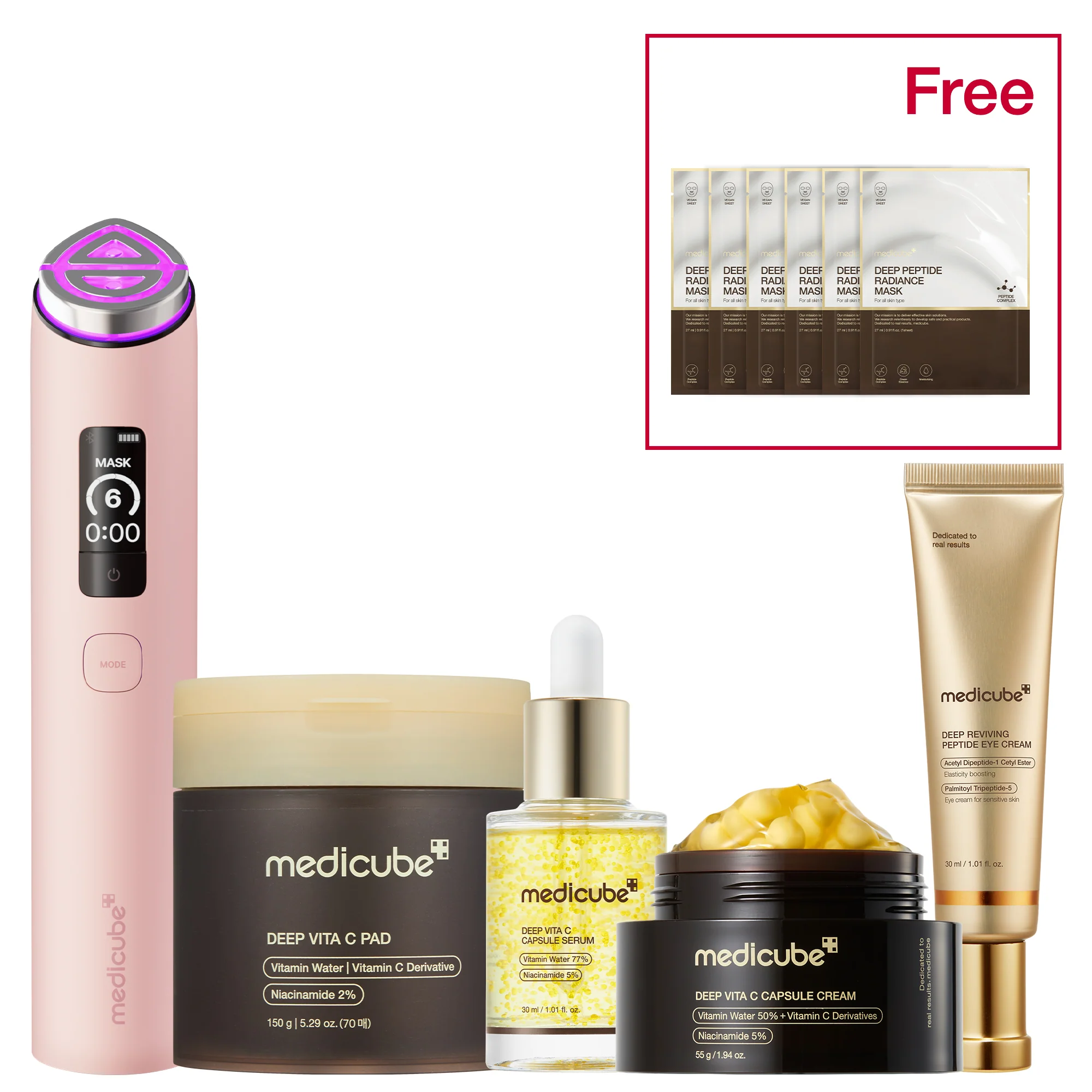 Embalagem de Deep Vita 2X Radiance Set em Luanda, Angola - Cosméticos de Luxo Seth
