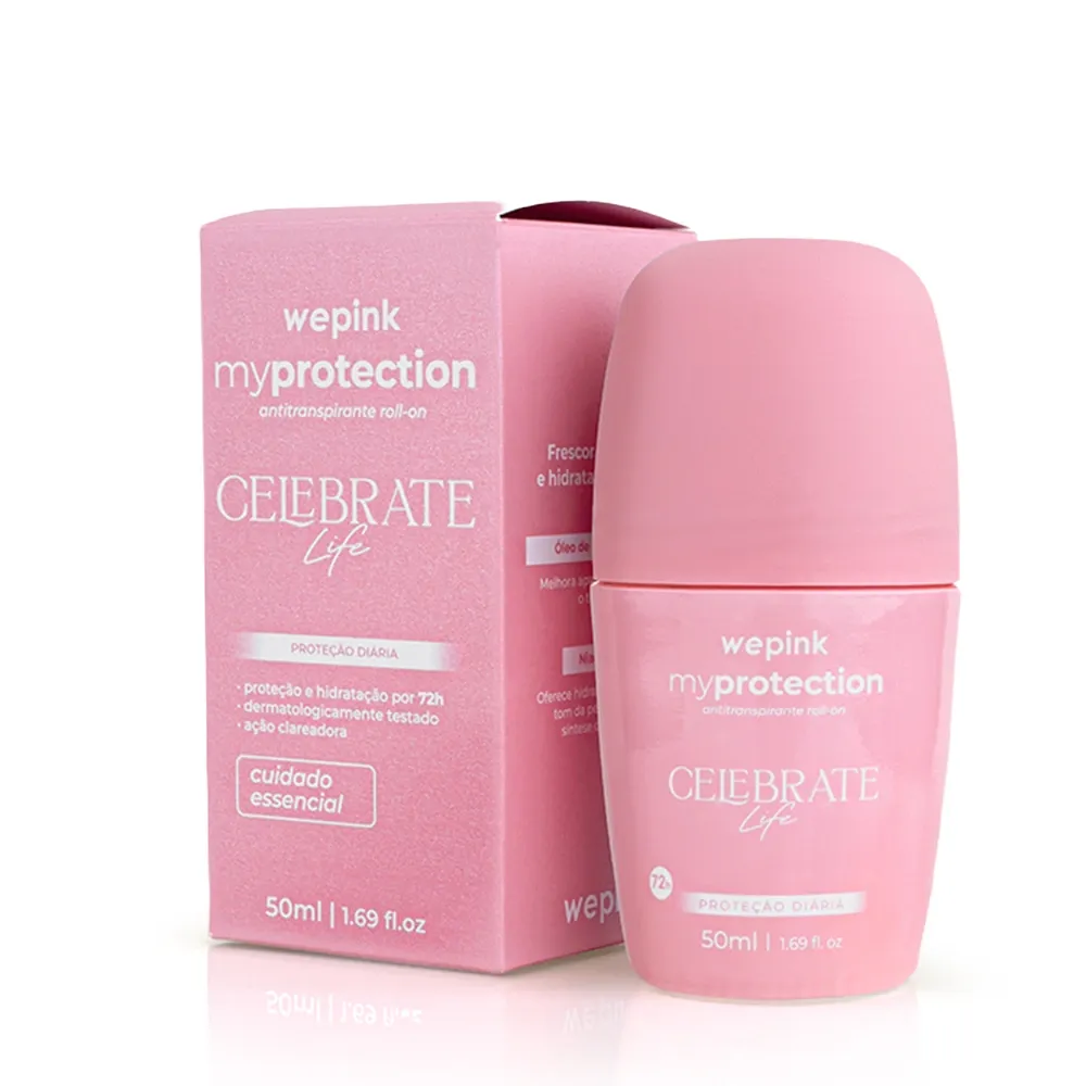 Comprar Desodorante Antitranspirante Roll on Celebrate Life 50ml Wepink em Luanda, Angola - Loja Oficial Seth