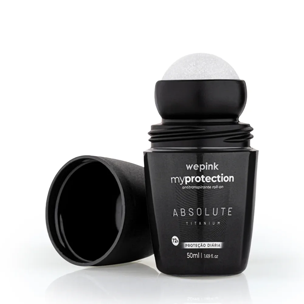 Embalagem de Desodorante Antitranspirante Roll on MyProtection Absolute Titanium 50ml Wepink em Luanda, Angola - Cosméticos de Luxo Seth