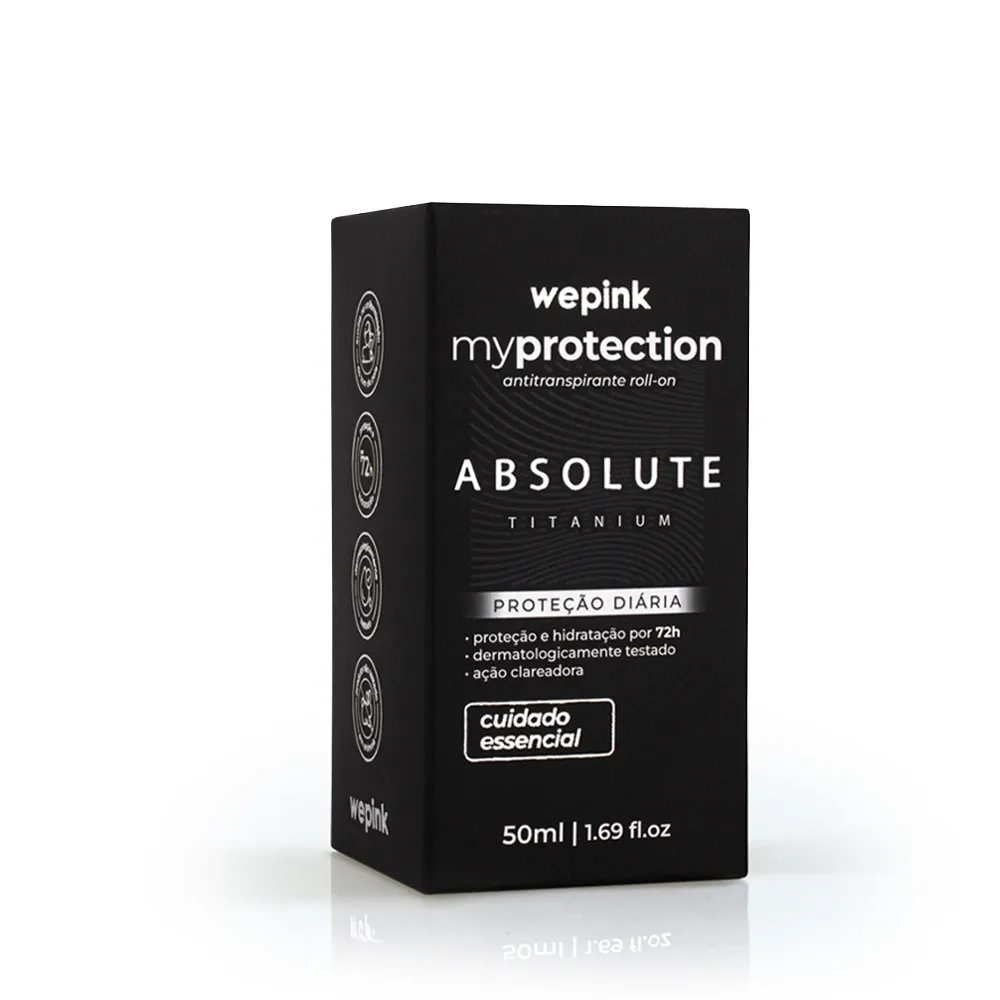 Comprar Desodorante Antitranspirante Roll on MyProtection Absolute Titanium 50ml Wepink em Luanda, Angola - Loja Oficial Seth