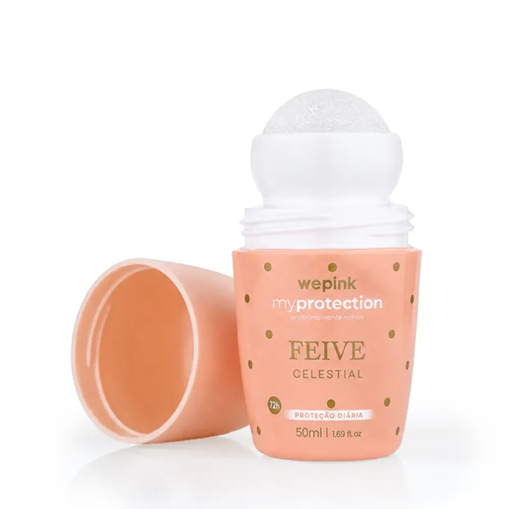 Embalagem de Desodorante Antitranspirante Roll on MyProtection Feive Celestial 50ml Wepink em Luanda, Angola - Cosméticos de Luxo Seth