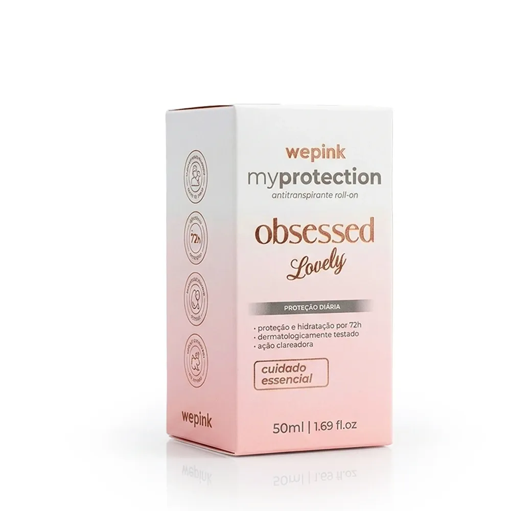 Comprar Desodorante Antitranspirante Roll on MyProtection Obsessed Lovely 50ml Wepink em Luanda, Angola - Loja Oficial Seth