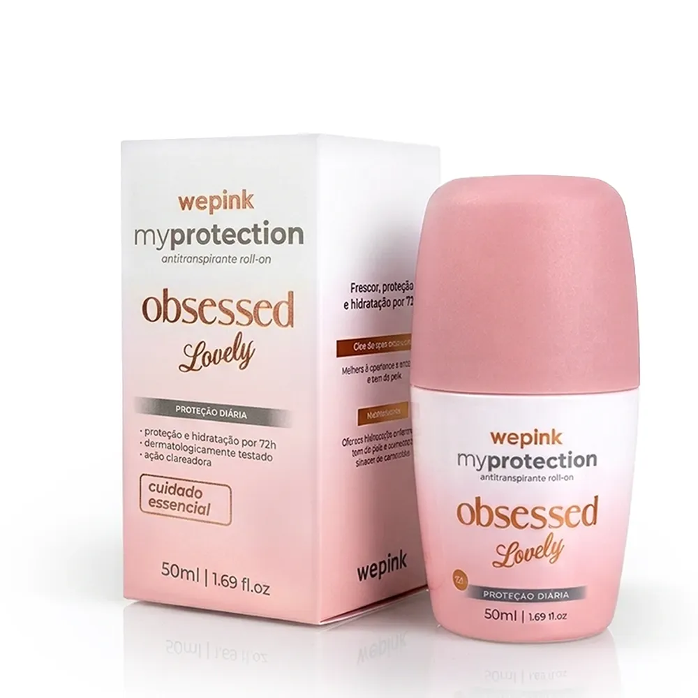 Detalhes de Desodorante Antitranspirante Roll on MyProtection Obsessed Lovely 50ml Wepink para entrega em Luanda, Angola - Seth