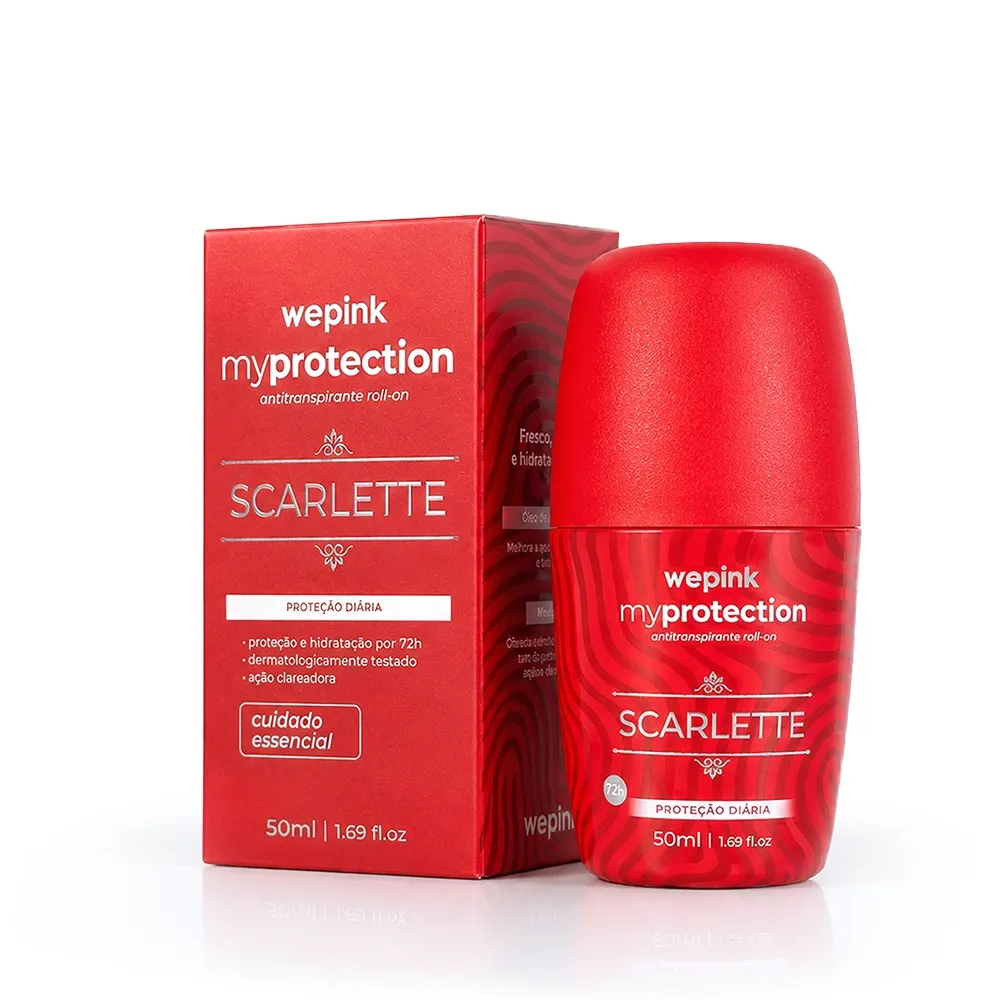 Desodorante Antitranspirante Roll on MyProtection Scarlette 50ml Wepink da Virginia Fonseca original em Luanda, Angola - Cosméticos e Perfumaria
