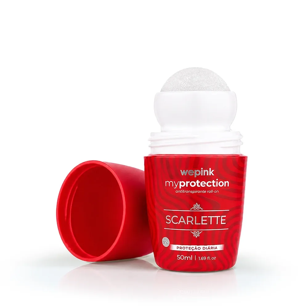 Embalagem de Desodorante Antitranspirante Roll on MyProtection Scarlette 50ml Wepink em Luanda, Angola - Cosméticos de Luxo Seth