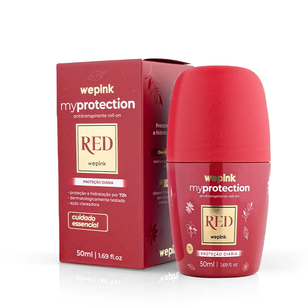 Comprar Desodorante Antitranspirante Roll on Red 50ml Wepink em Luanda, Angola - Loja Oficial Seth